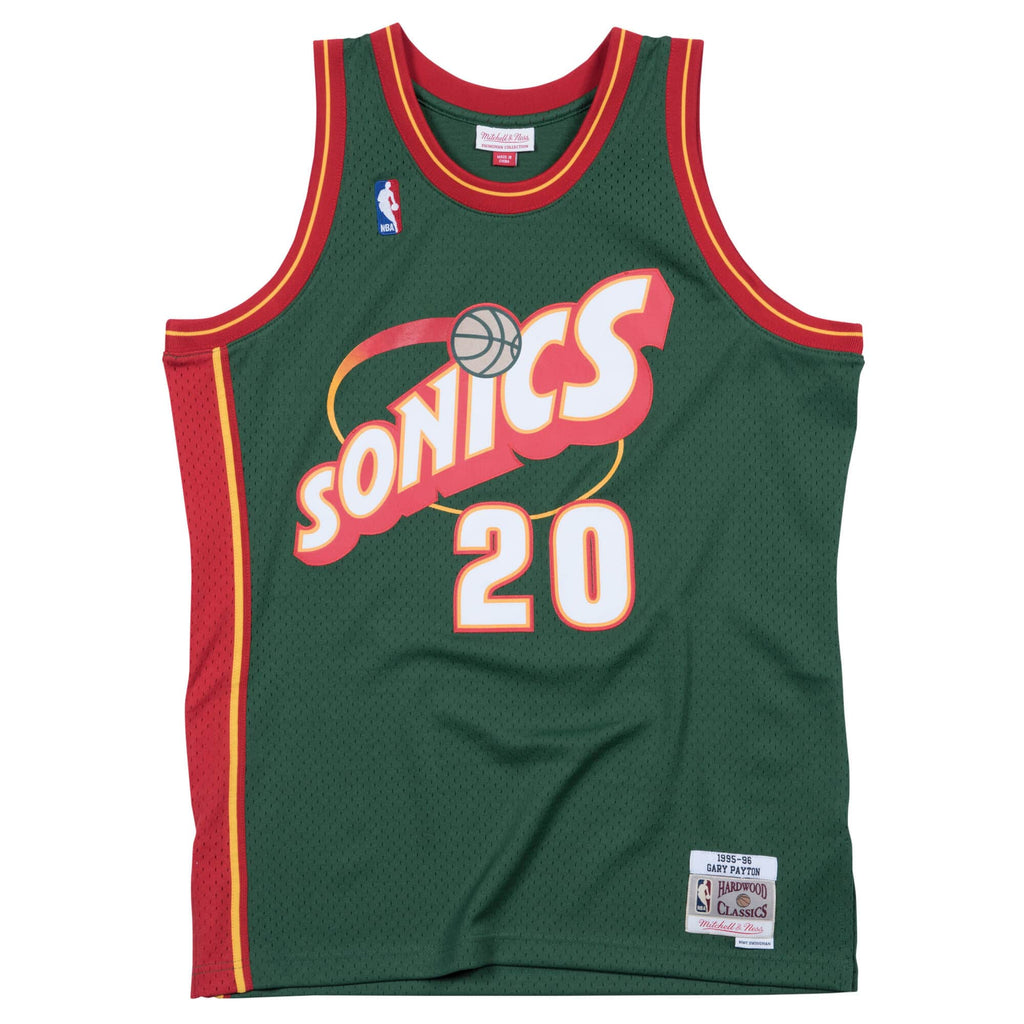 Mens Mitchell & Ness NBA SWINGMAN ROAD JERSEY SUPERSONICS 1995 GARY PAYTON