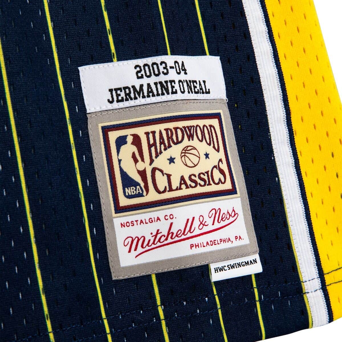 Mens Mitchell & Ness NBA SWINGMAN JERSEY PACERS 2003 JERMAINE O’NEAL