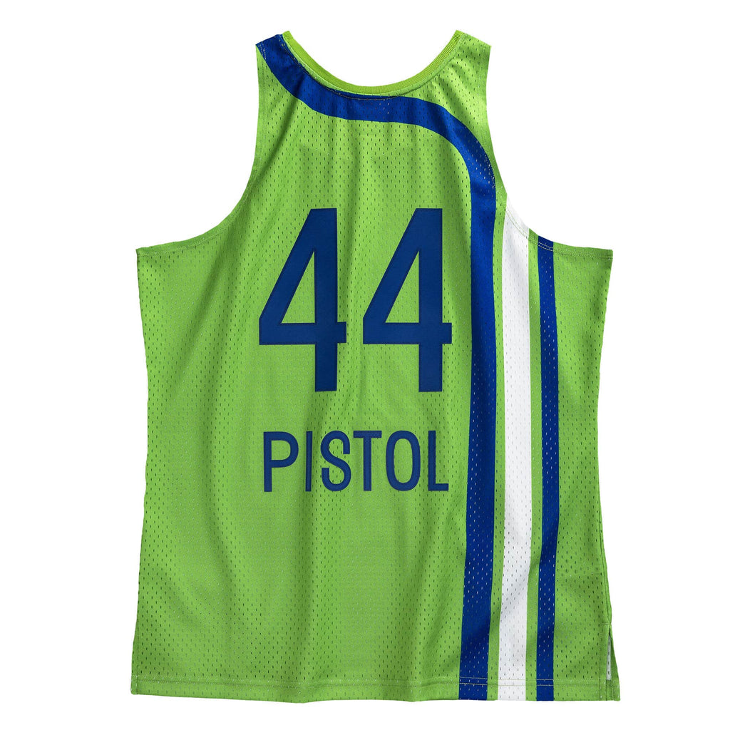 Mens Mitchell & Ness NBA SWINGMAN JERSEY HAWKS 1970 PETE MARAVICH