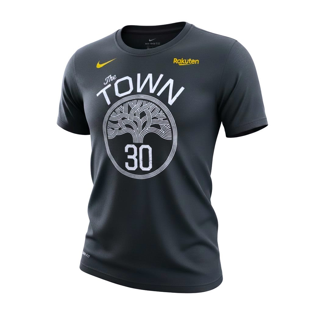 [871408-015] WOMENS NIKE NBA GS WARRIORS NAME & NUMBER STEPHEN CURRY T-SHIRT