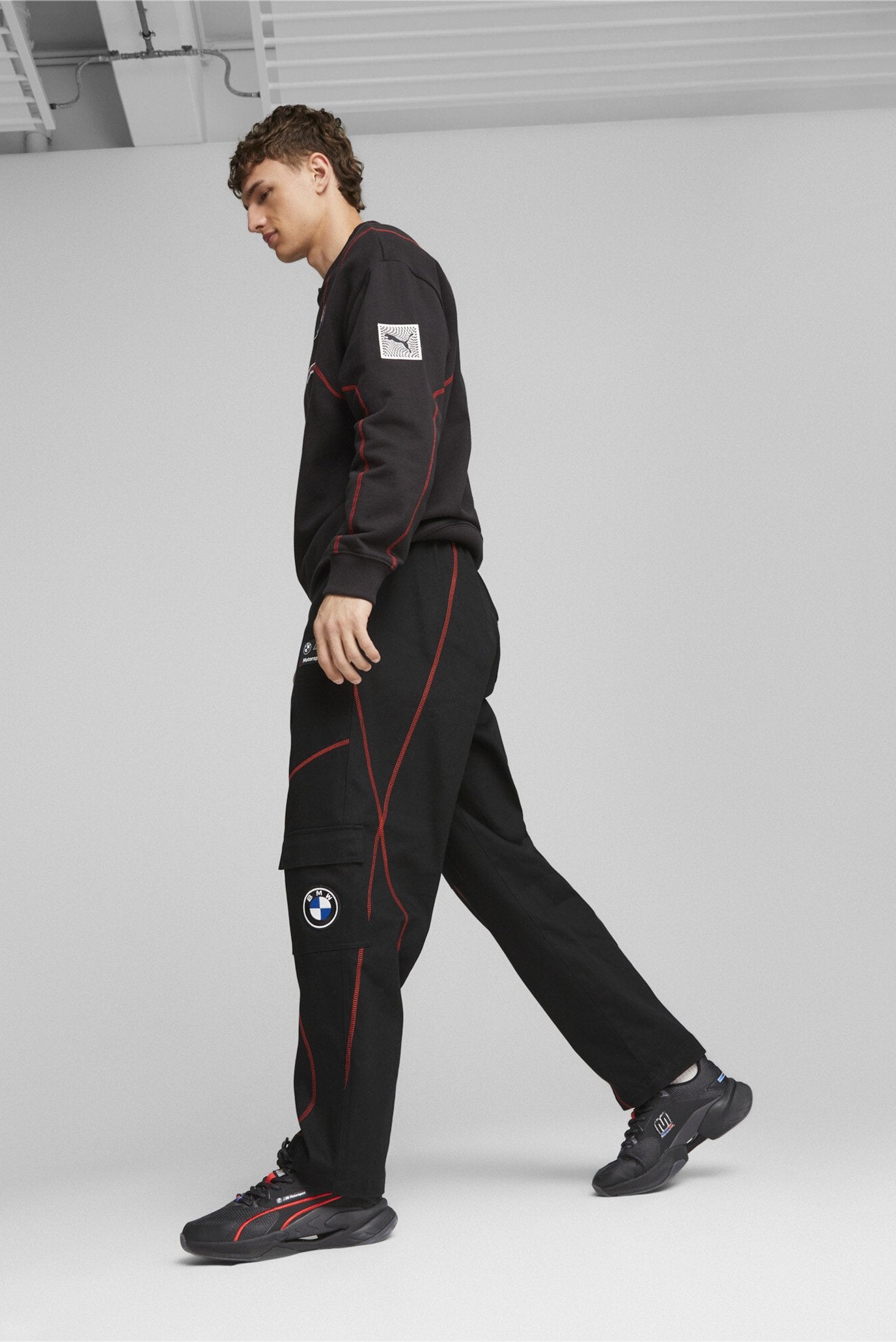 [621028-01] Mens Puma BMW Motorsports Garage Crew Pants