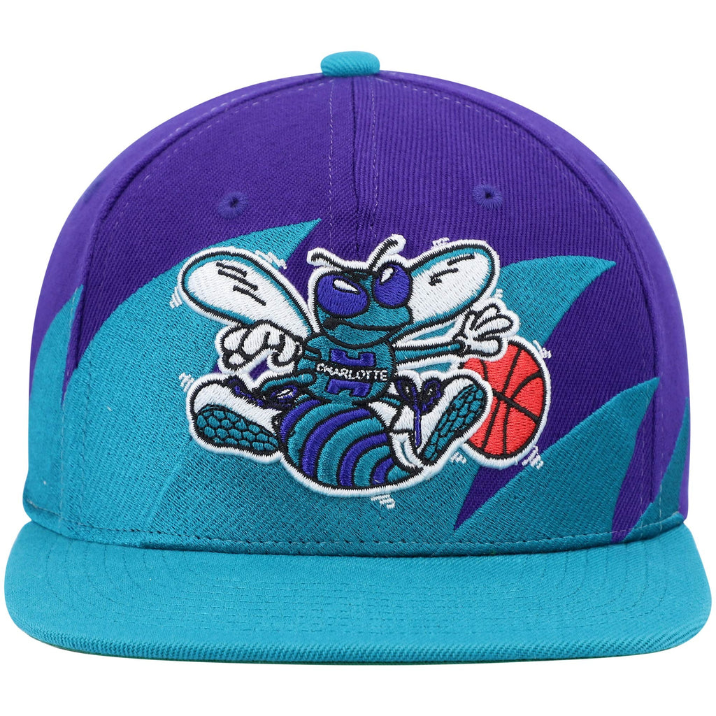 [HHSS2978-CHOYYPPPPRTL] MENS NBA CHARLOTTE HORNETS SHARKTOOTH SNAPBACK