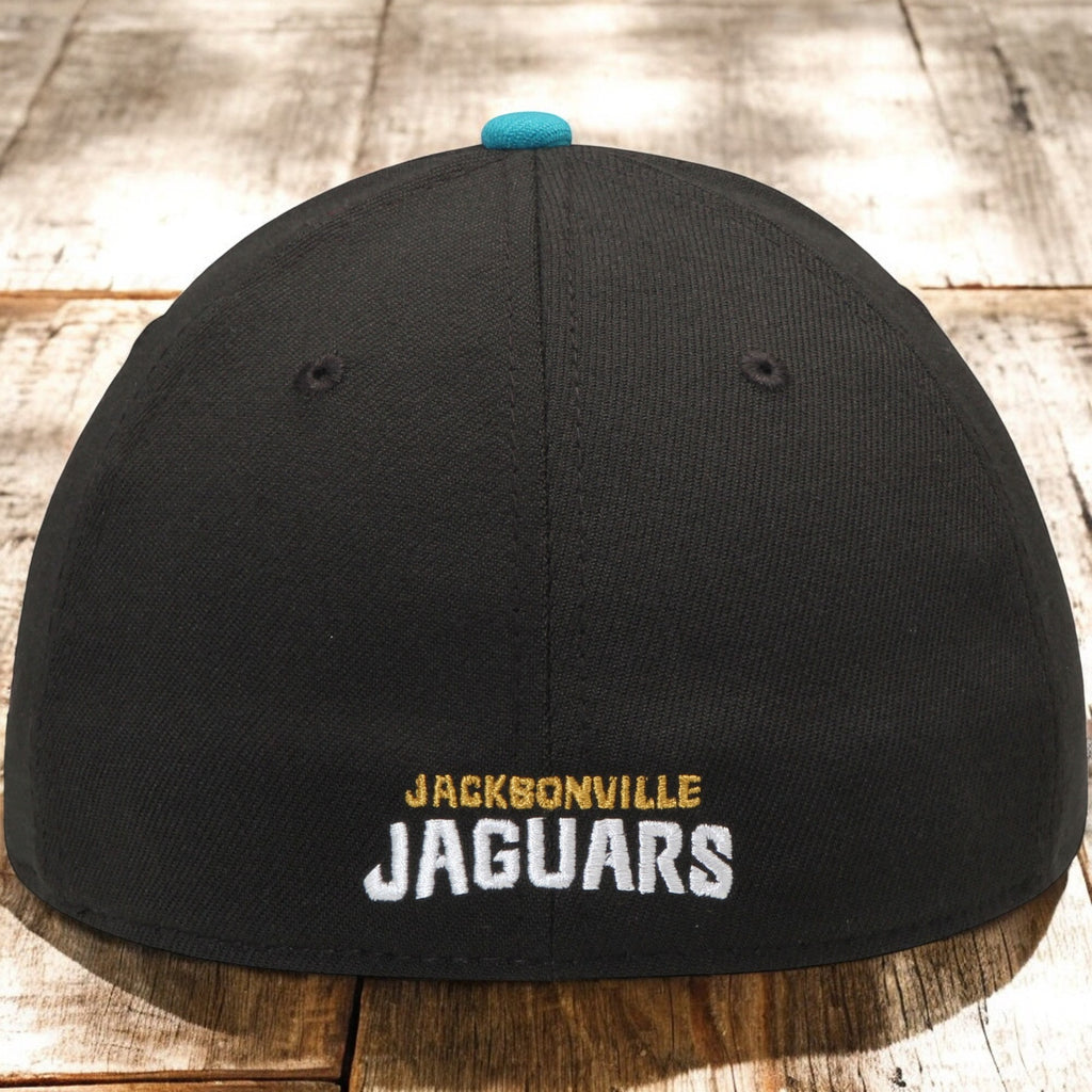 [11858439] Mens New Era NFL JACKSONVILLE JAGUARS 3930 STRETCH FIT - BLACK/TEAL