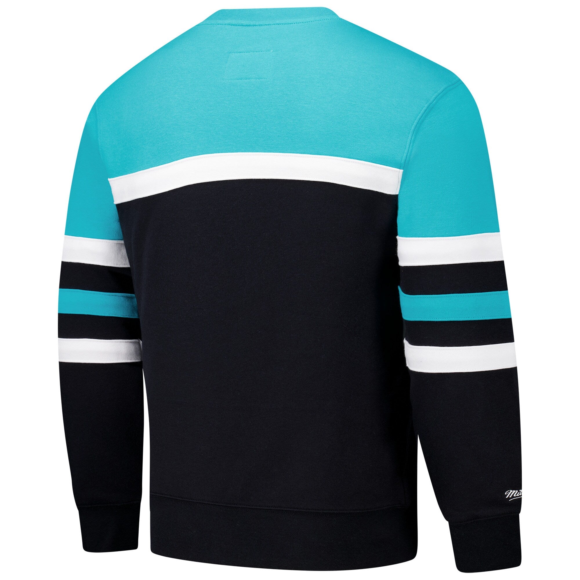 Mens Mitchell & Ness NBA HEAD COACH FLEECE CREW VINTAGE LOGO SPURS