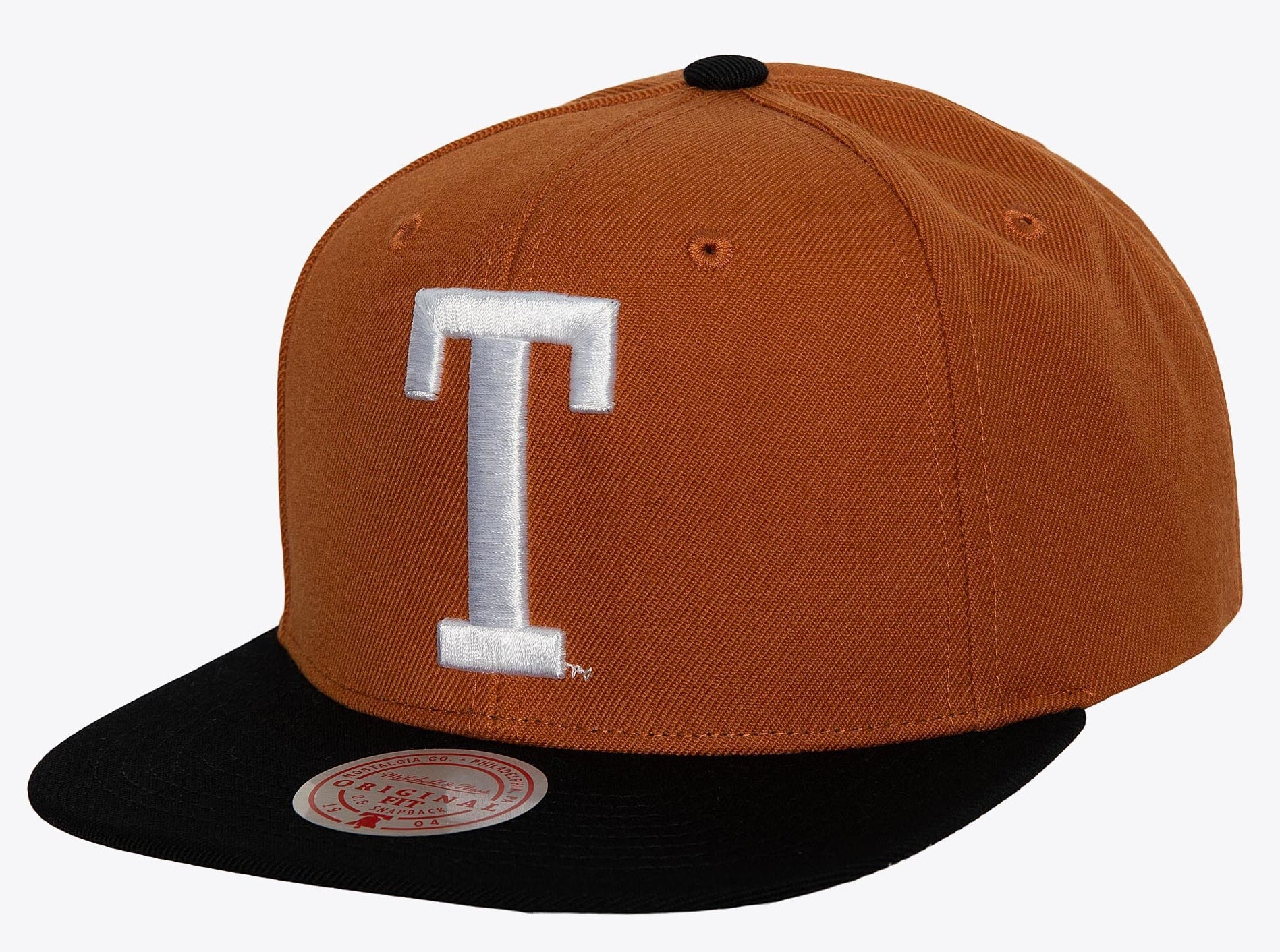 [HHSS5400-UTAYYPPPBROW] MENS MITCHELL & NESS NCAA TEAM 2 TONE 2 SNAPBACK AUSTIN