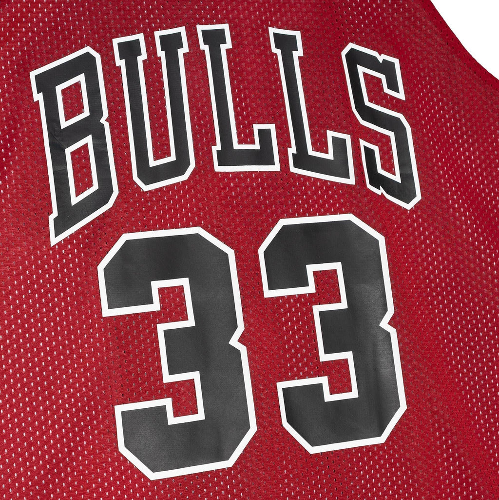 MENS MITCHELL & NESS REVERSIBLE MESH TANK BULLS SCOTTIE PIPPEN