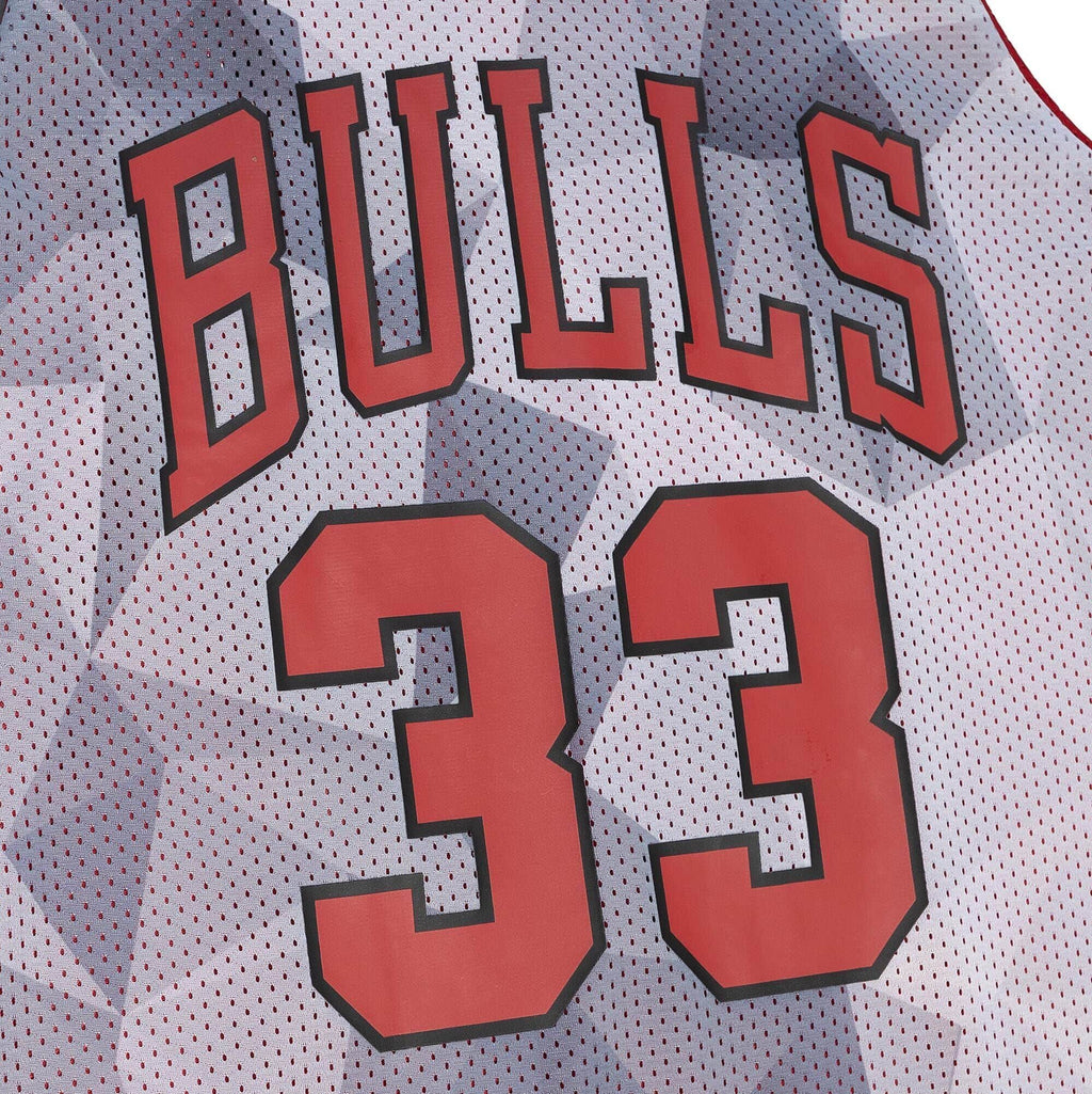 MENS MITCHELL & NESS REVERSIBLE MESH TANK BULLS SCOTTIE PIPPEN