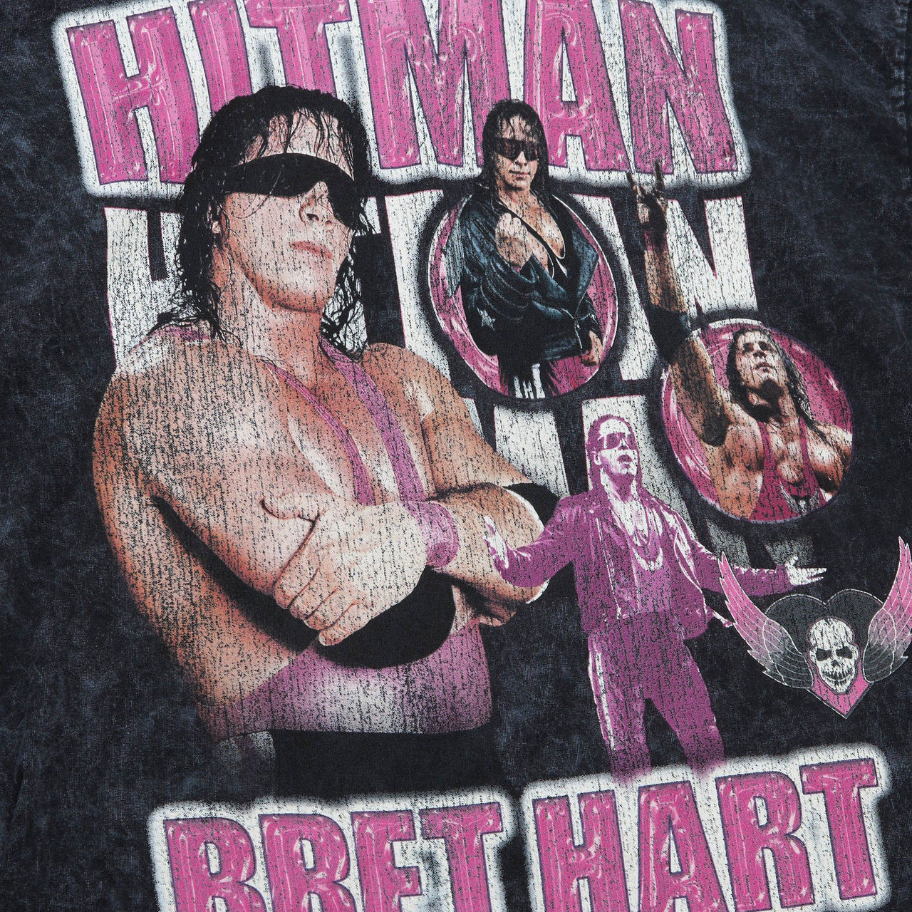 MENS MITCHELL & NESS WWE HART FOREVER TEE BRET 'HITMAN' HART