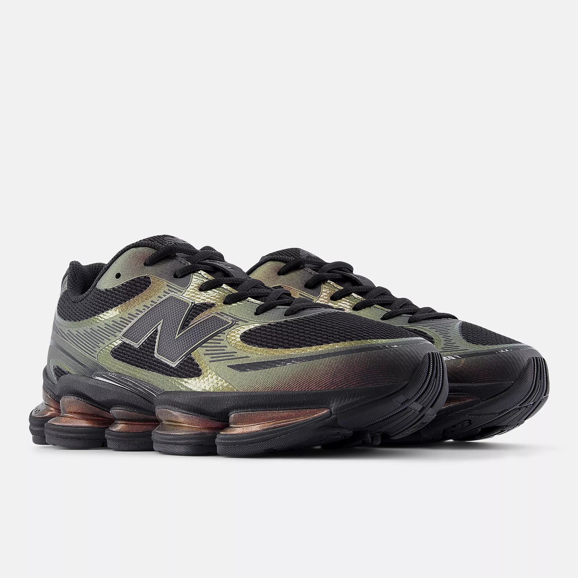 [U2000PPB] MENS NEW BALANCE ABZORB 2000 'BLACK IRIDESCENT'