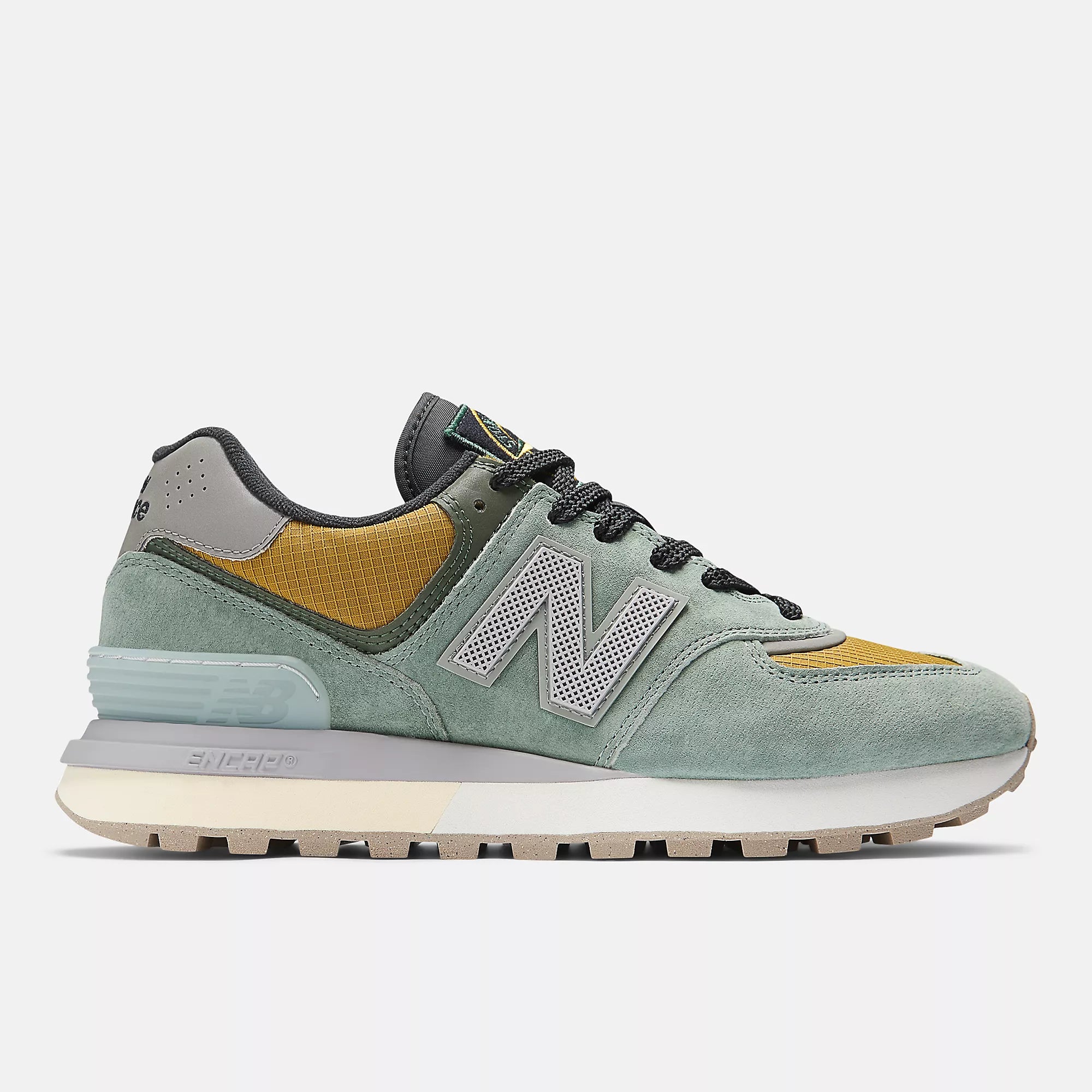 [U574LGTN] MENS NEW BALANCE STONE ISLAND X 574 LEGACY 'LIGHT GREEN'