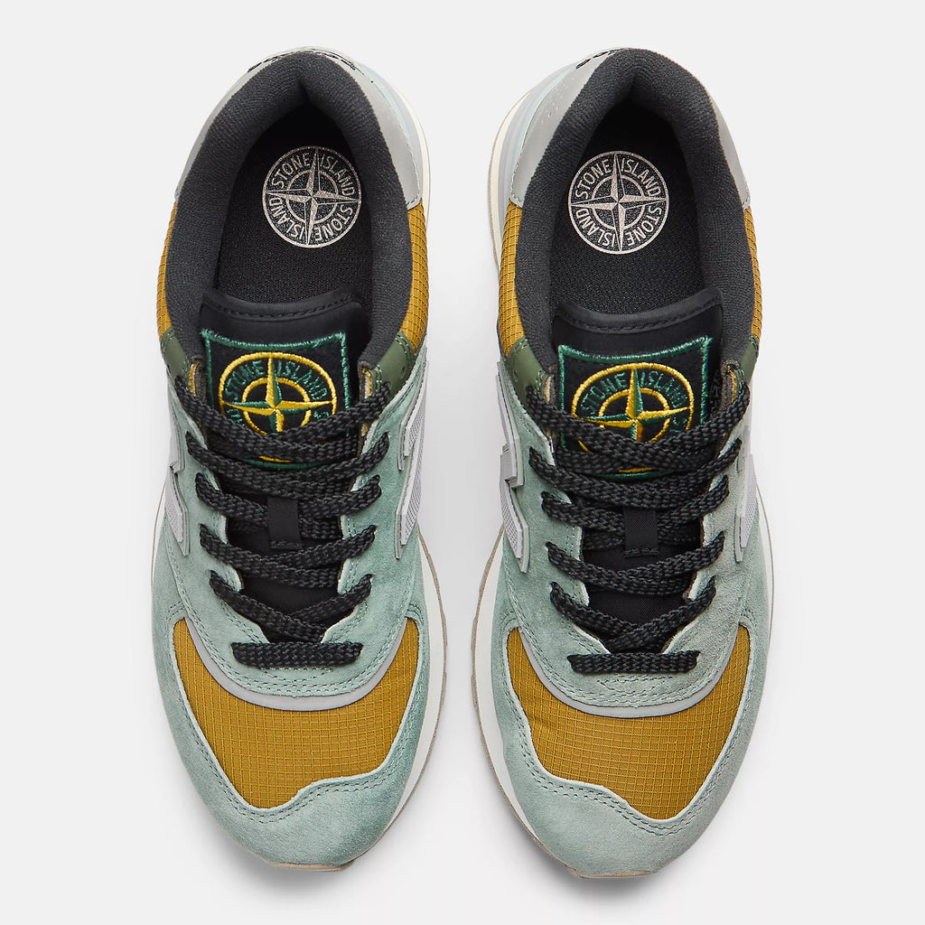 [U574LGTN] MENS NEW BALANCE STONE ISLAND X 574 LEGACY 'LIGHT GREEN'
