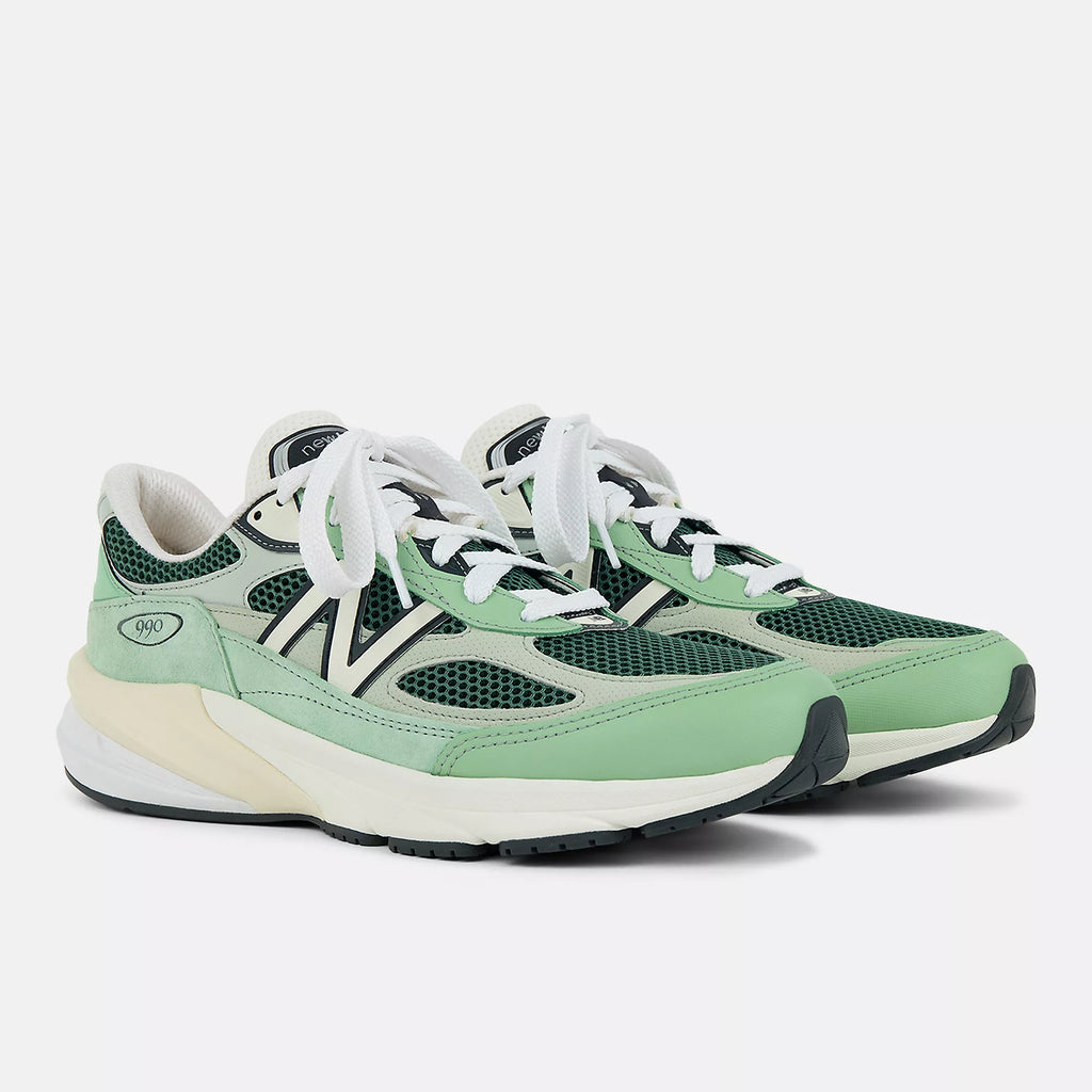 [U990AB6] MENS NEW BALANCE 990 V6 MIUSA 'AVOCADO/NATURAL MINT'