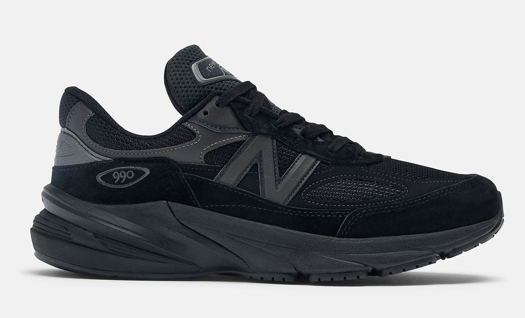 [U990BB6] MENS NEW BALANCE 990V6 'TRIPLE BLACK' 2E WIDE