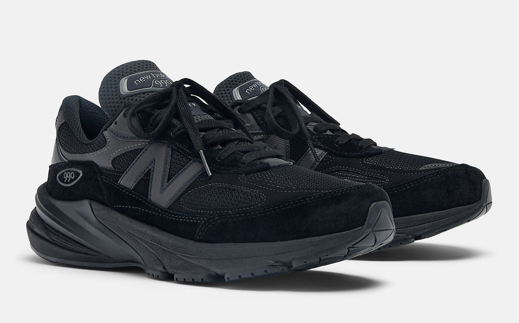 [U990BB6] MENS NEW BALANCE 990V6 'TRIPLE BLACK' 2E WIDE