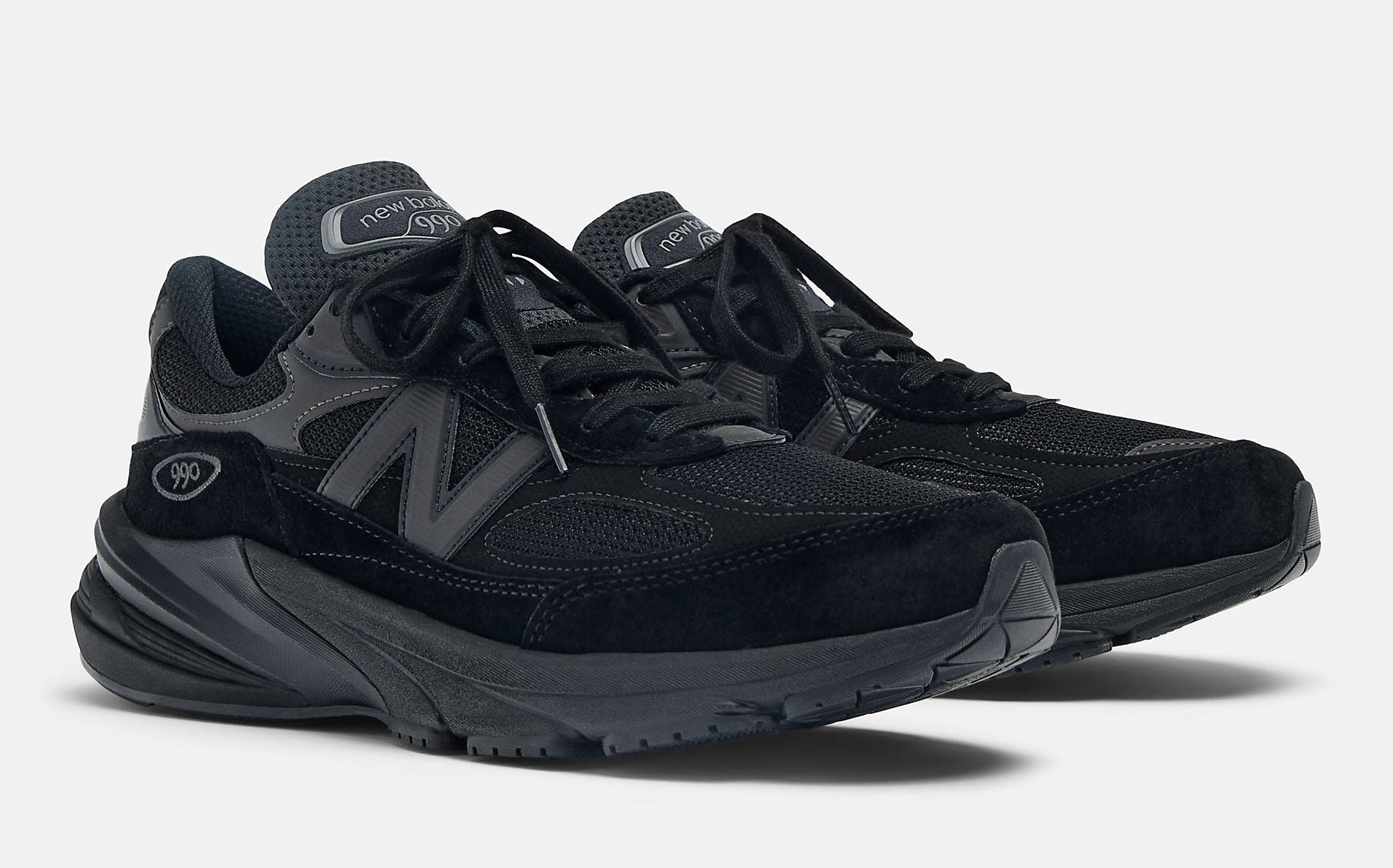 [U990BB6] MENS NEW BALANCE 990V6 'TRIPLE BLACK' 2E WIDE