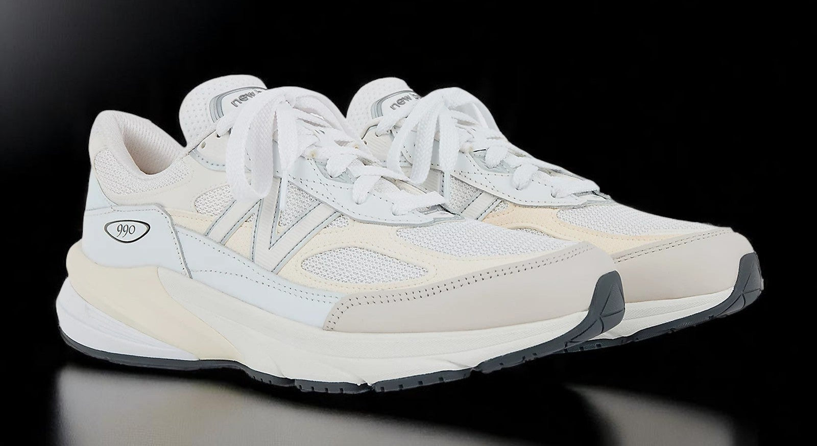 [U990GB6] Mens New Balance 990v6 'MiUSA White Sea Salt'