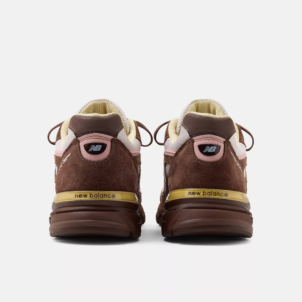 [U990IC4] MENS NEW BALANCE 990V4 MIUSA PUMPERNICKEL 'PINK CHALK'