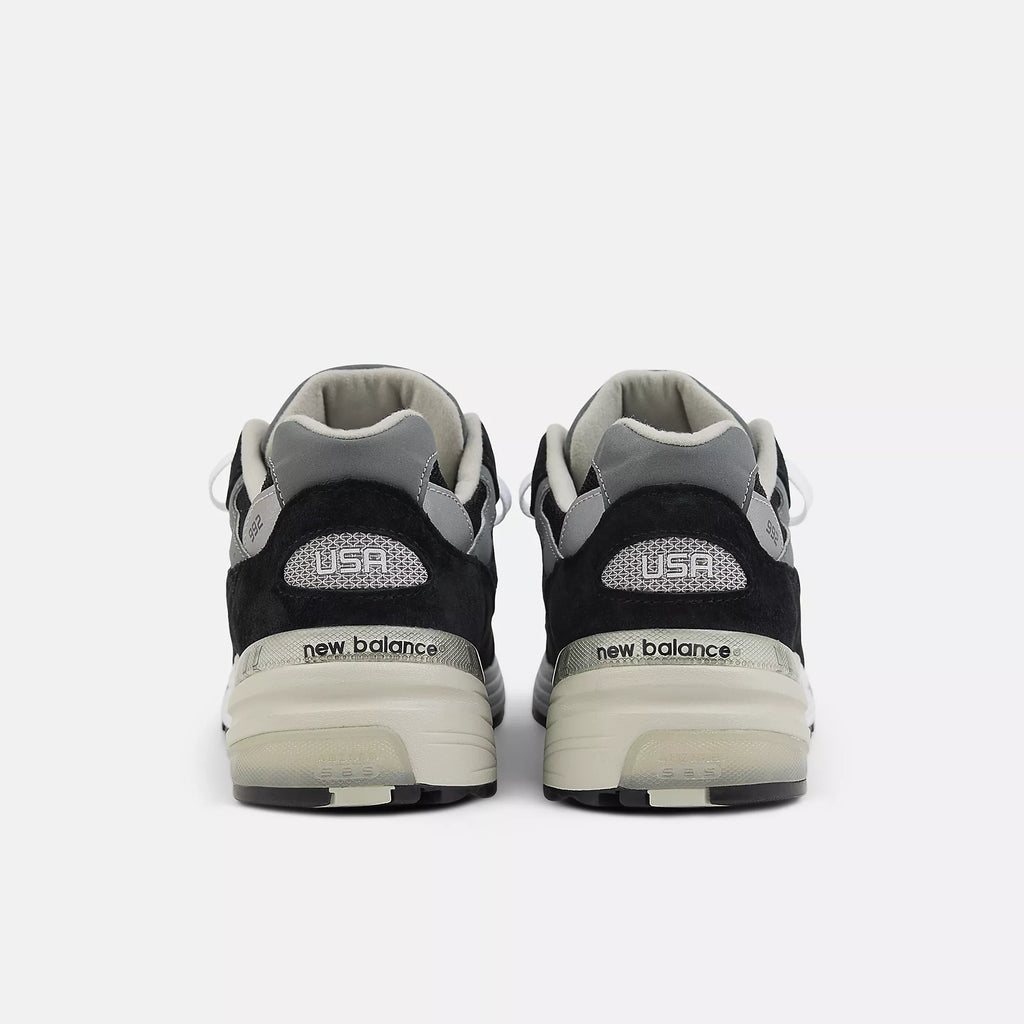 [U992BK] MENS NEW BALANCE 992 MIUSA 'BLACK GREY'