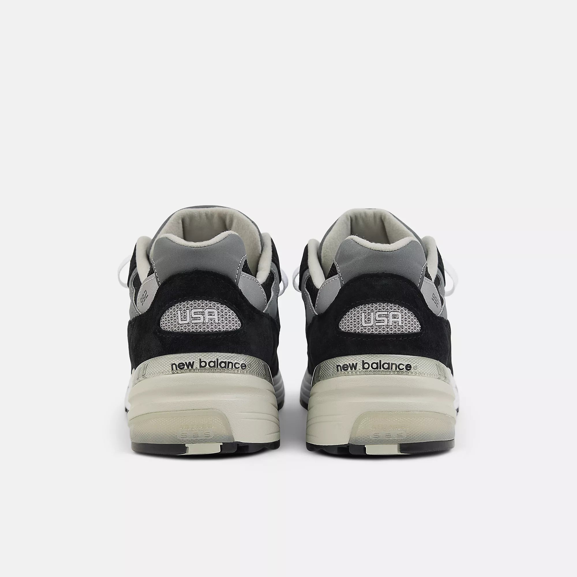 [U992BK] MENS NEW BALANCE 992 MIUSA 'BLACK GREY'