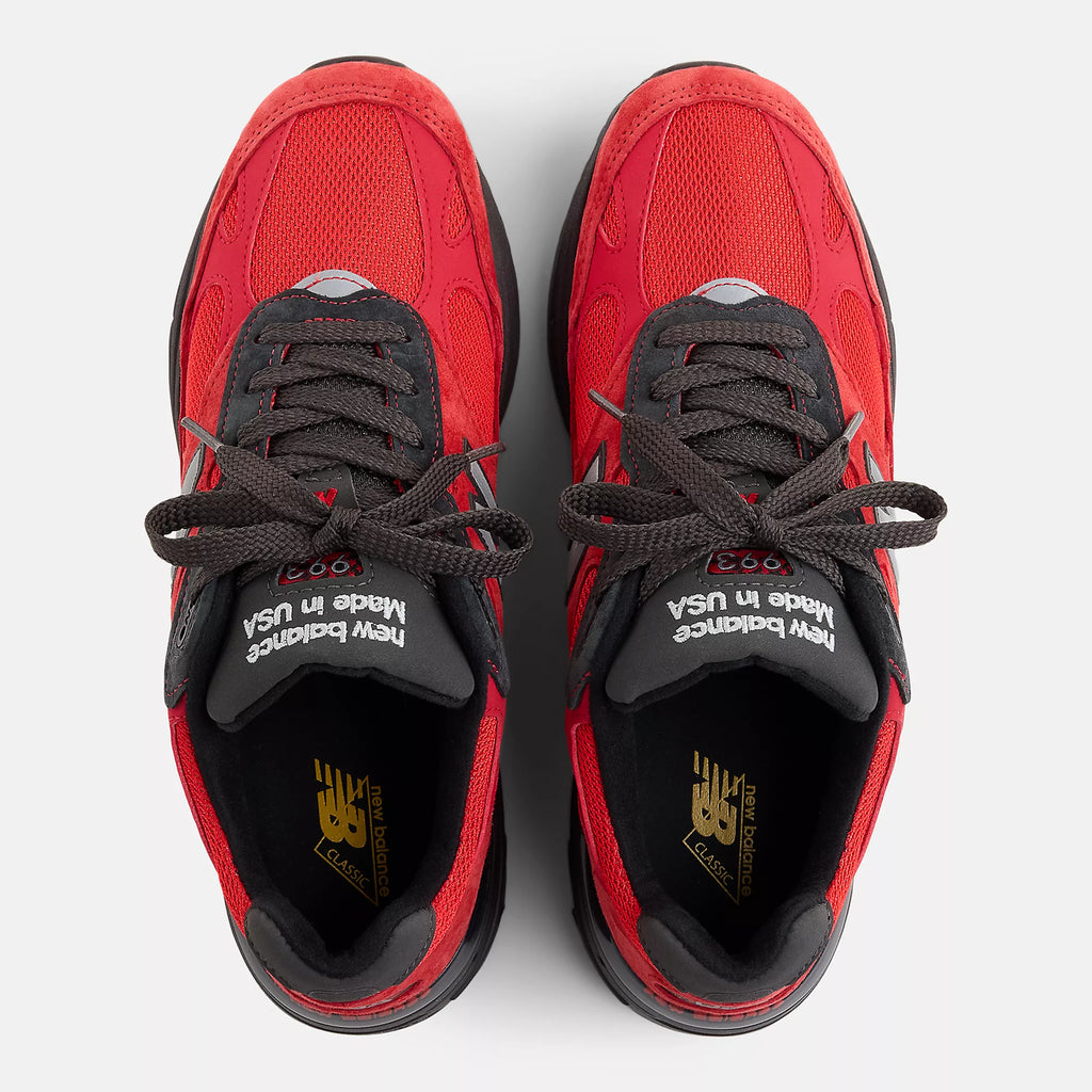 [U9935CX] MENS NEW BALANCE 993 MIUSA 'RED BLACK'