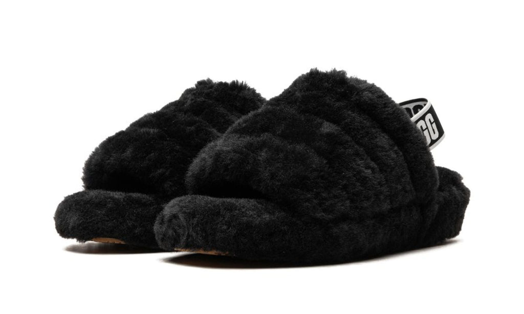 [1095119-BLK] Womens Ugg W FLUFF YEAH SLIDE