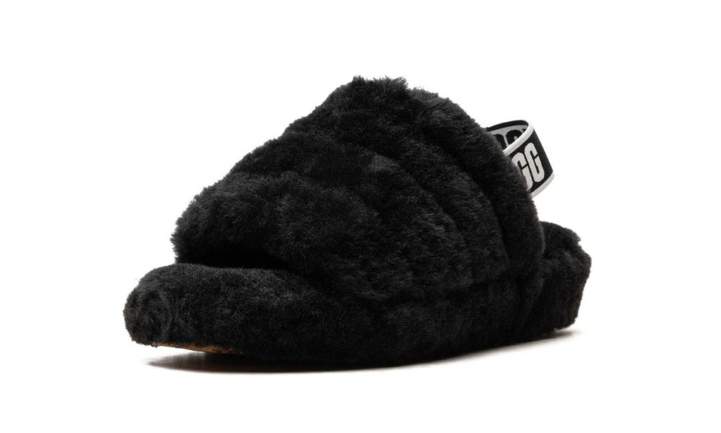 [1095119-BLK] Womens Ugg W FLUFF YEAH SLIDE