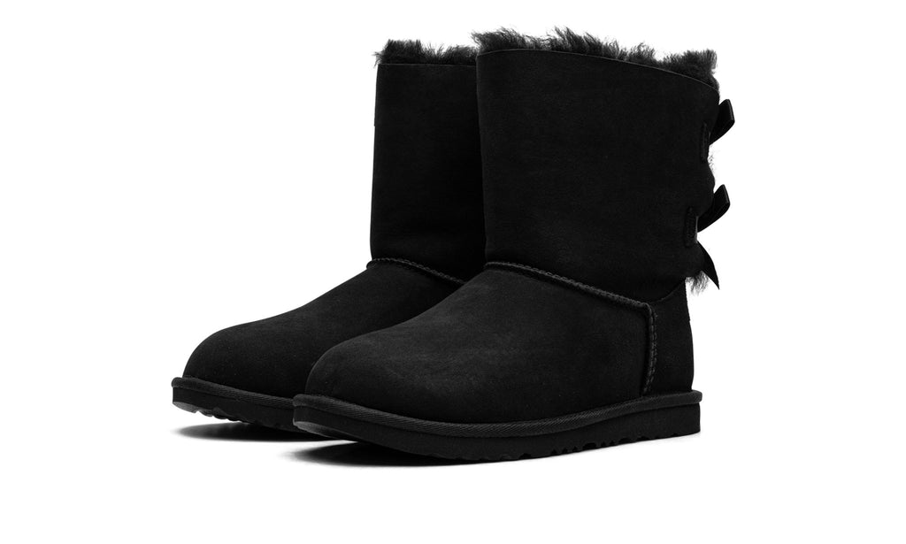 [1017394K-BLK] Kids Ugg BAILEY BOW II