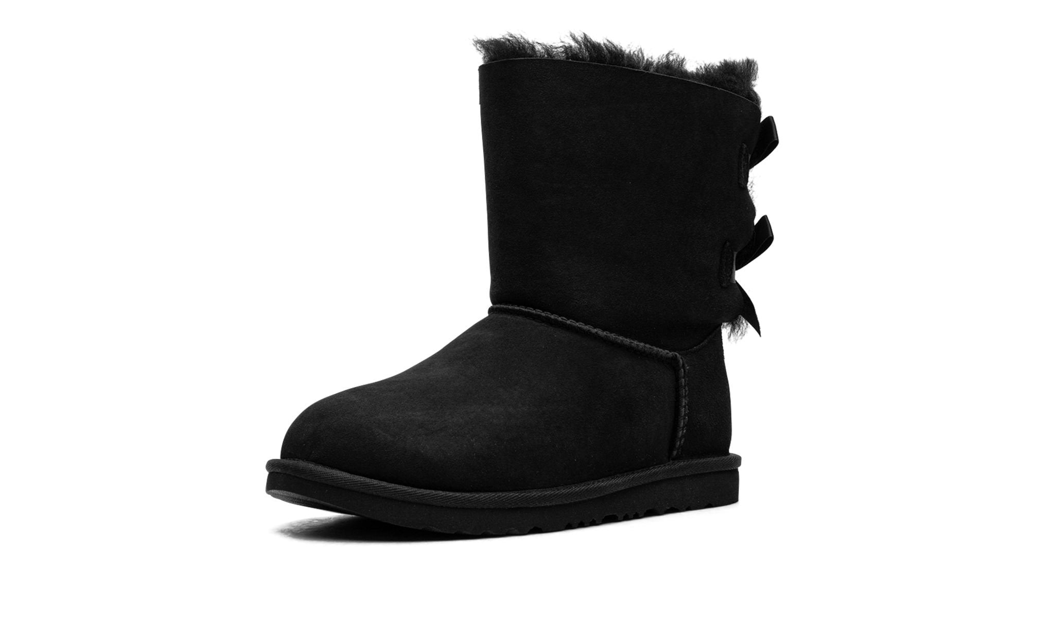 [1017394K-BLK] Kids Ugg BAILEY BOW II