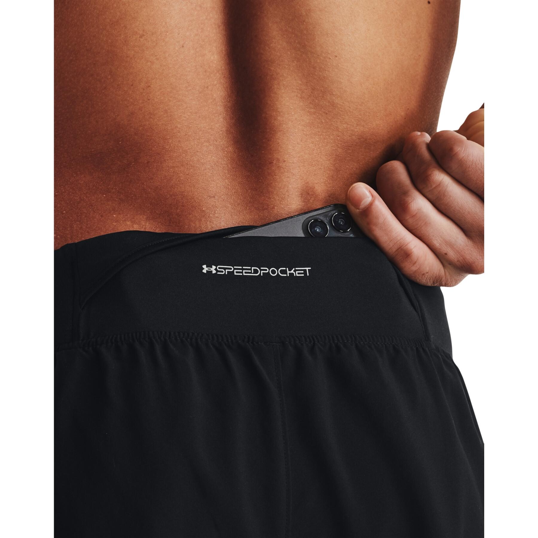[1376831-001] MENS UNDER ARMOUR LAUNCH ELITE 2 IN 1 SHORT