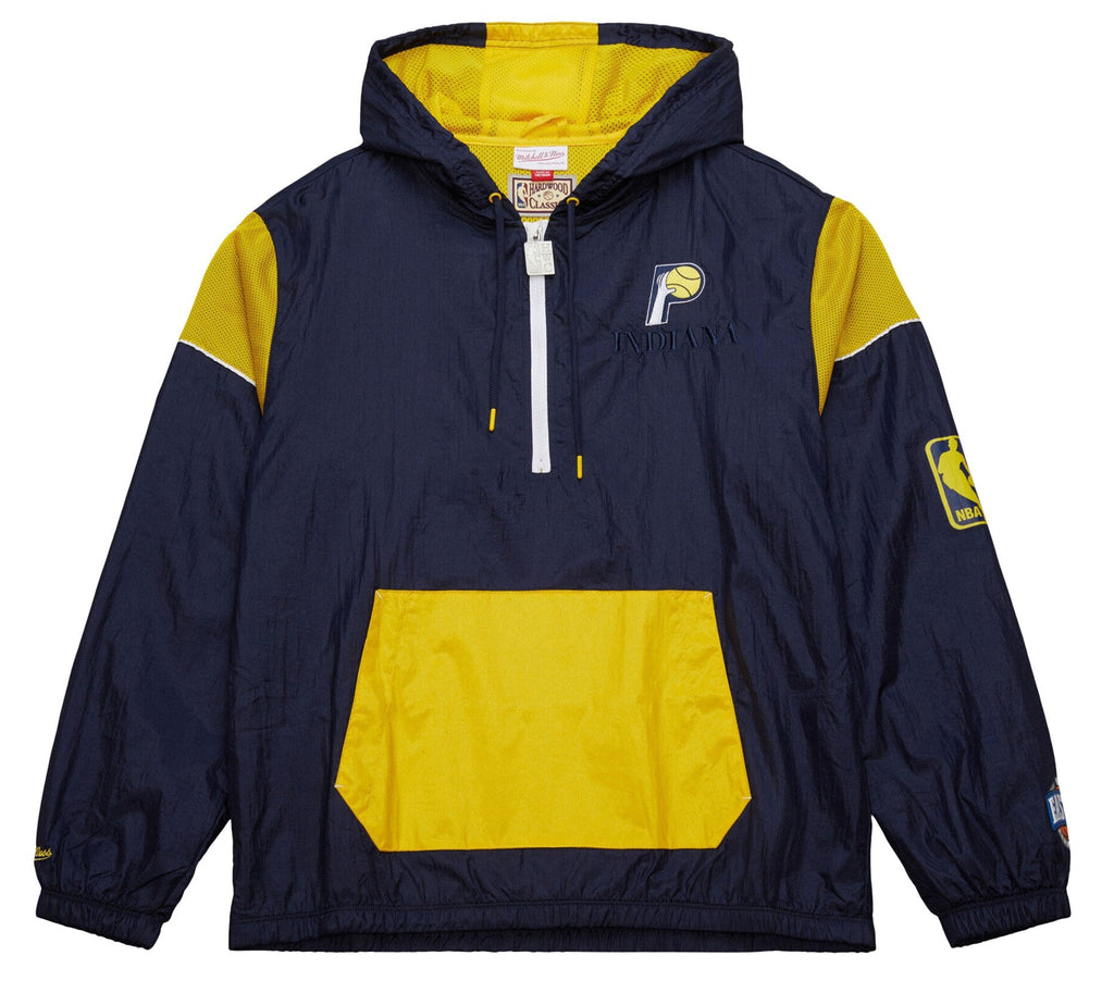 MENS MITCHELL & NESS NBA TEAM OG 3.0 ANORAK VINTAGE LOGO PACERS