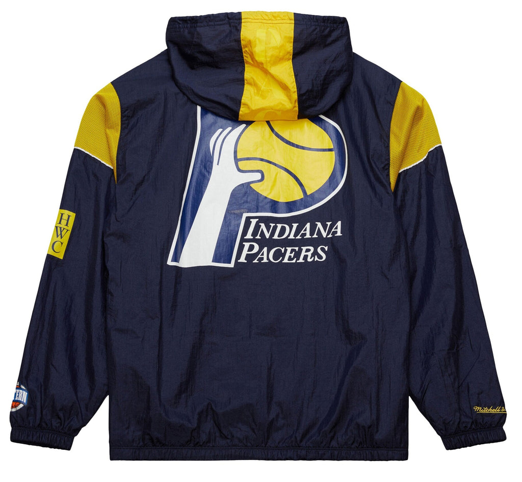 MENS MITCHELL & NESS NBA TEAM OG 3.0 ANORAK VINTAGE LOGO PACERS