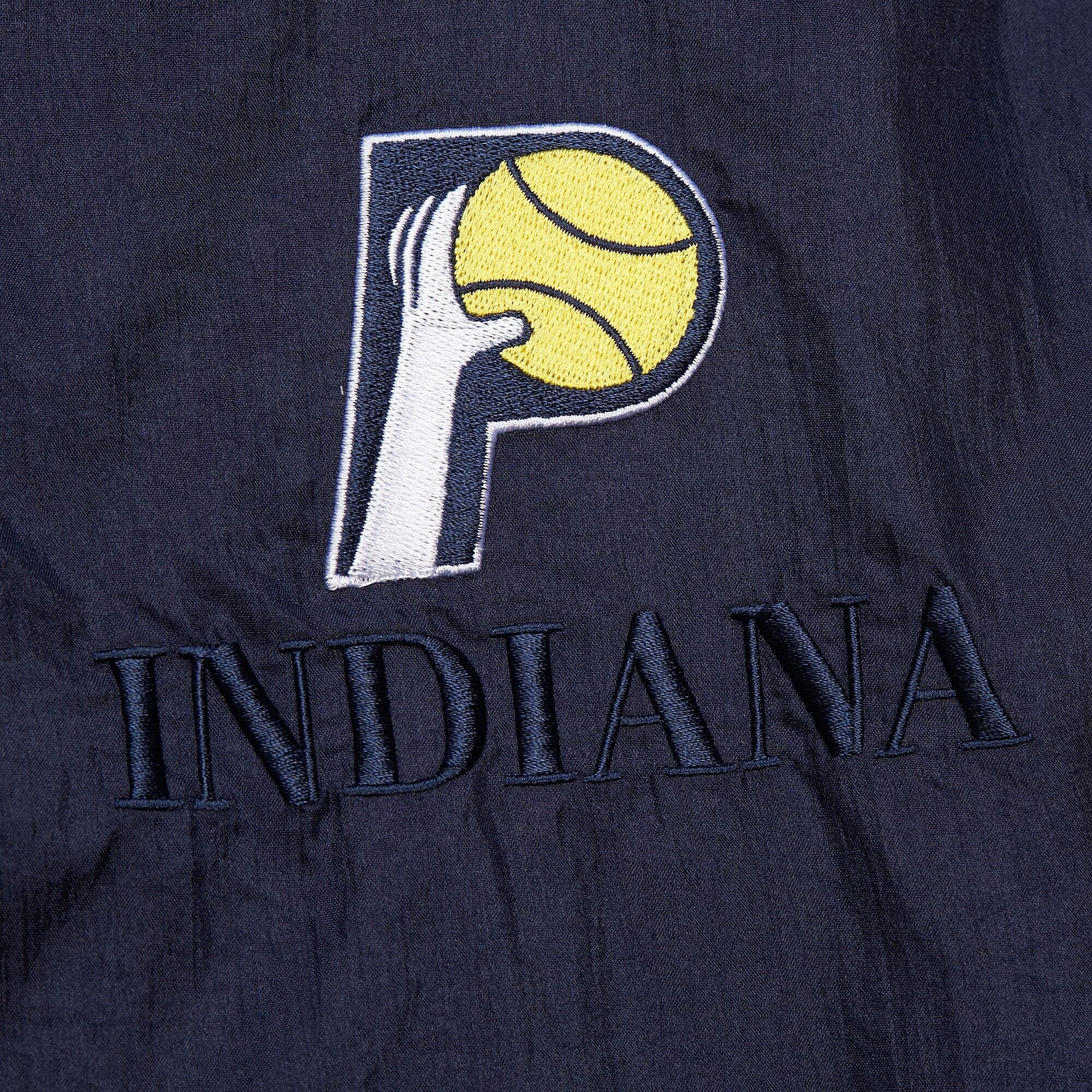 MENS MITCHELL & NESS NBA TEAM OG 3.0 ANORAK VINTAGE LOGO PACERS