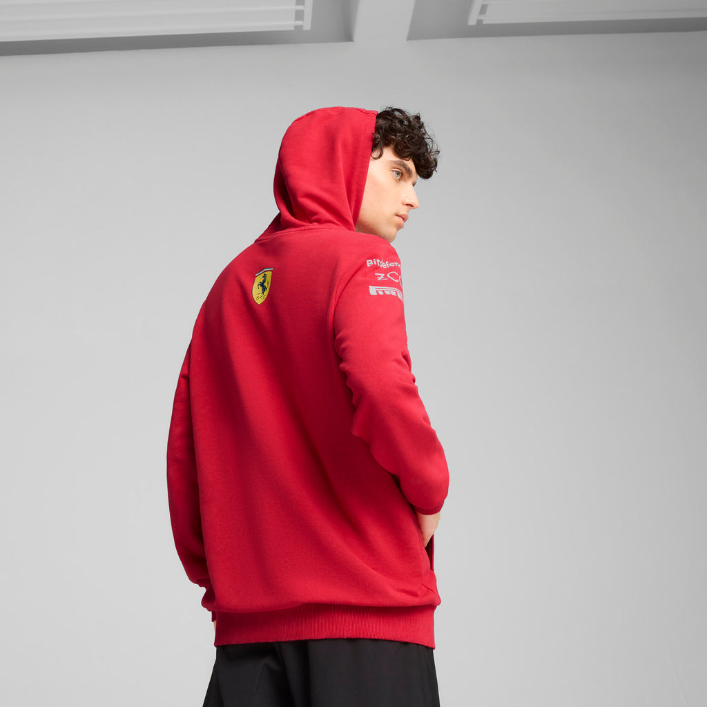 [763972-01] MENS PUMA SF SCUDERIA FERRARI DESERT SUN TEAM REPLICA HOODIE