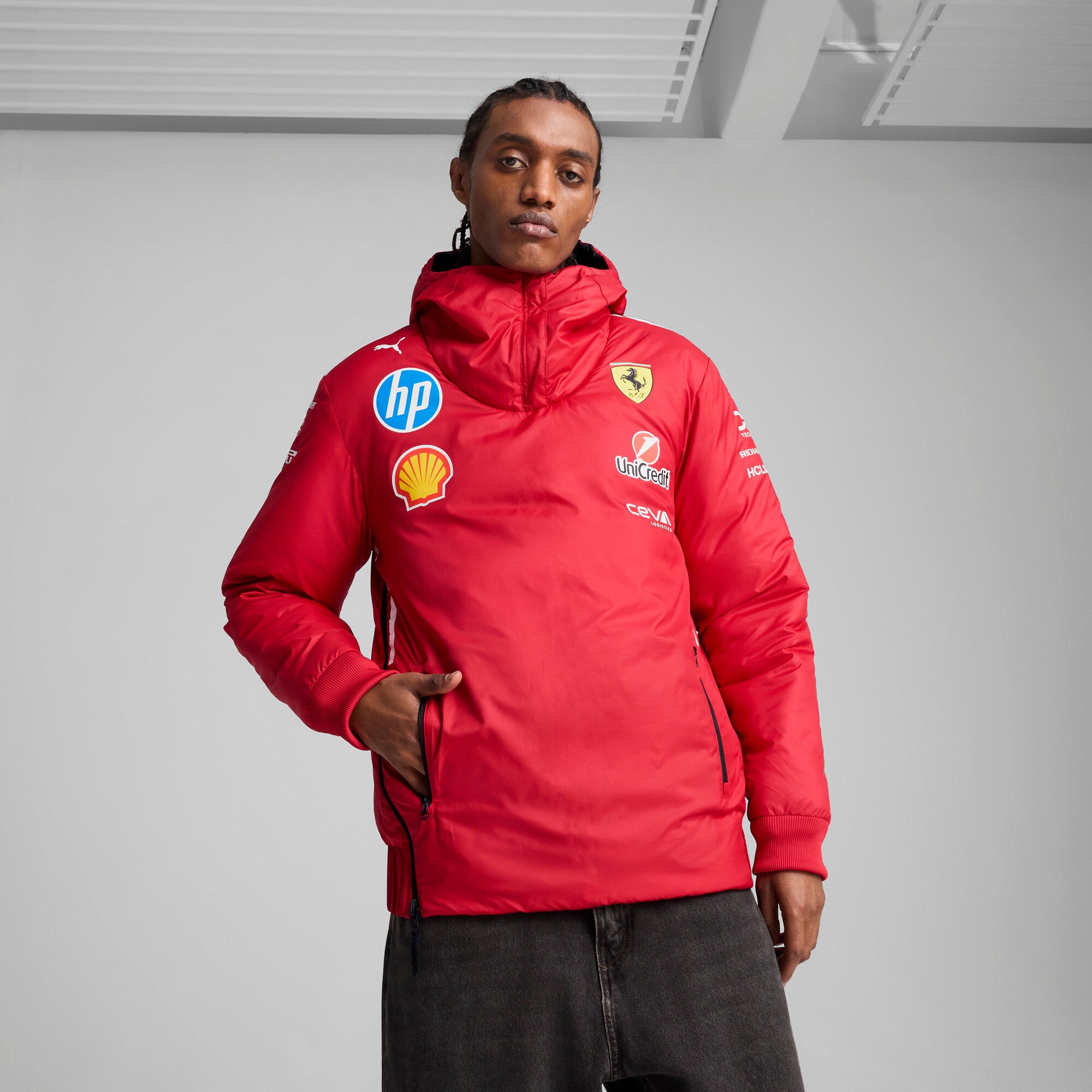 [763939-01] MENS PUMA SF SCUDERIA FERRARI TEAM REVERSIBLE JACKET