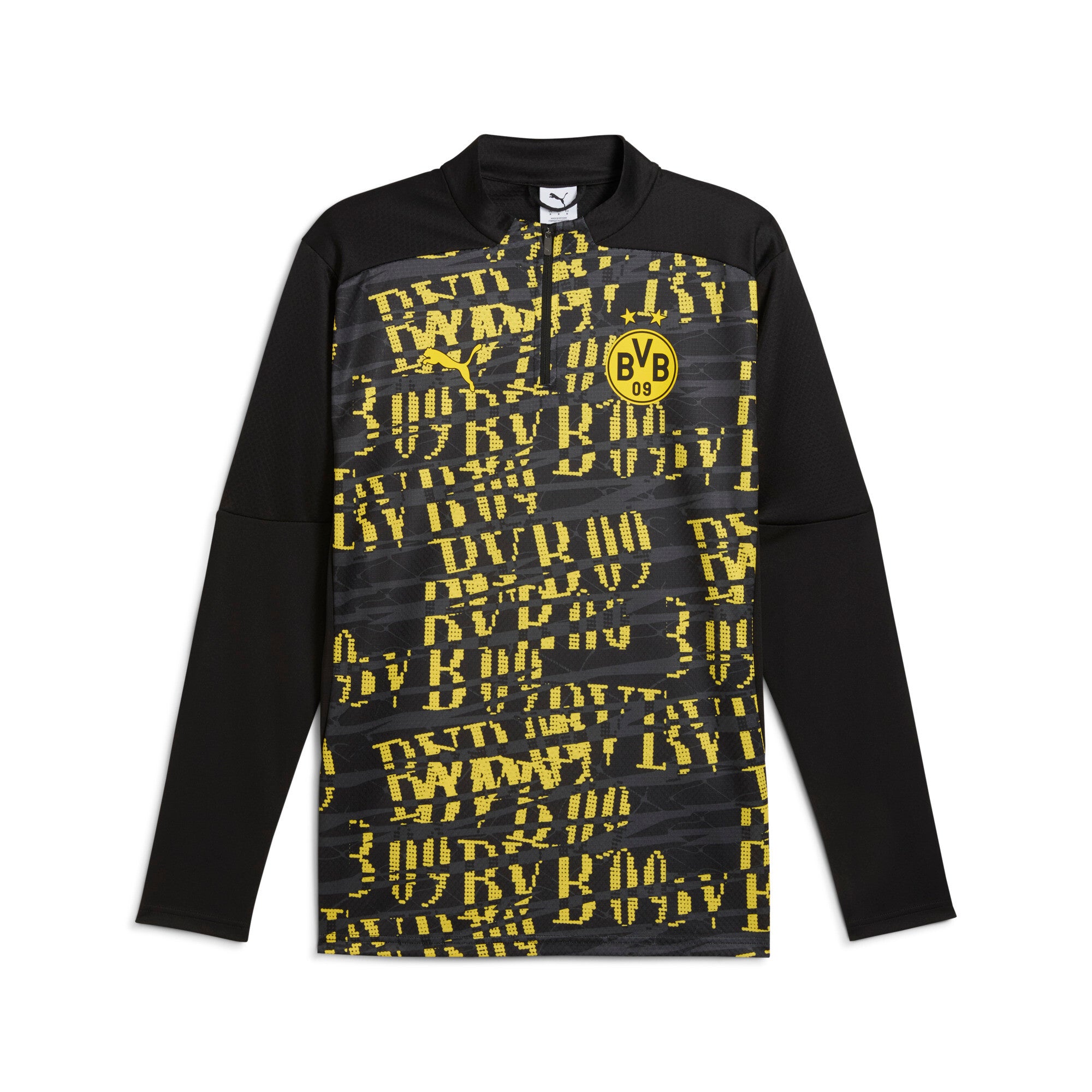 [779115-02] Mens Puma BVB PREMATCH 1/4 ZIP TOP