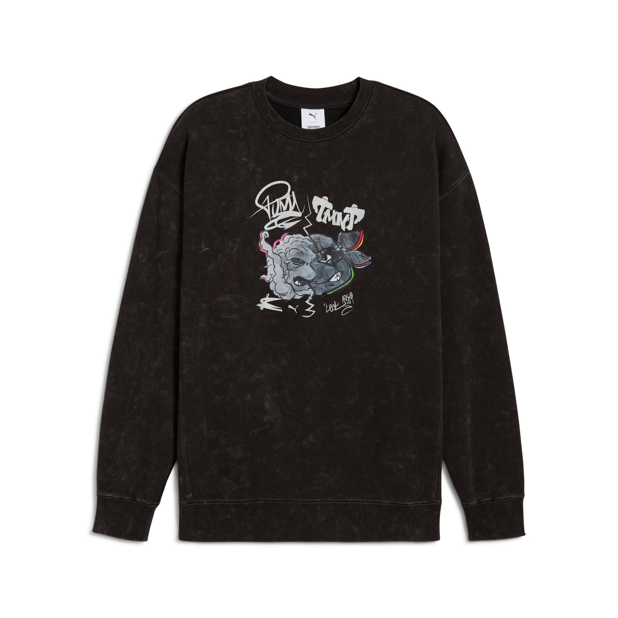 [630100-01] MENS PUMA X TMNT RELAXED GRAPHIC CREW TR