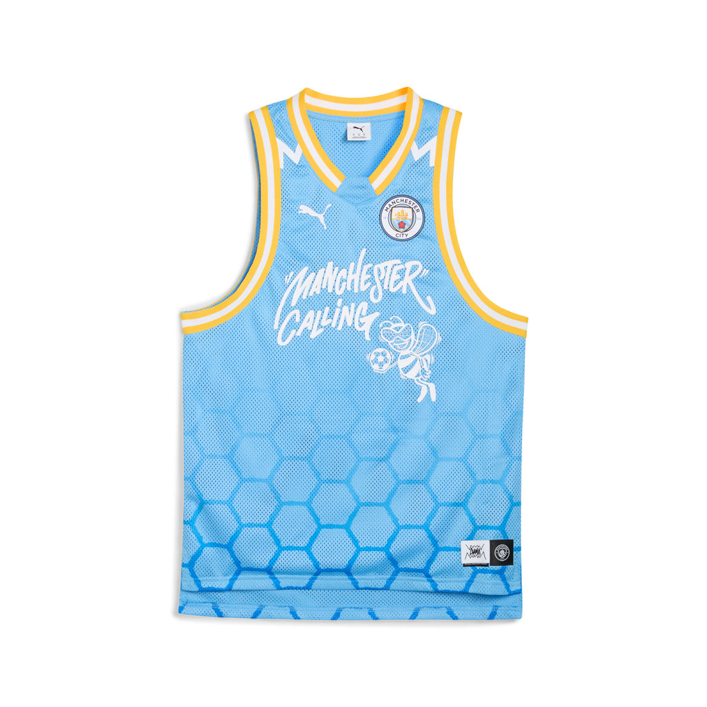 [631693-01] MENS PUMA CWC HOOPS X MAN CITY JERSEY