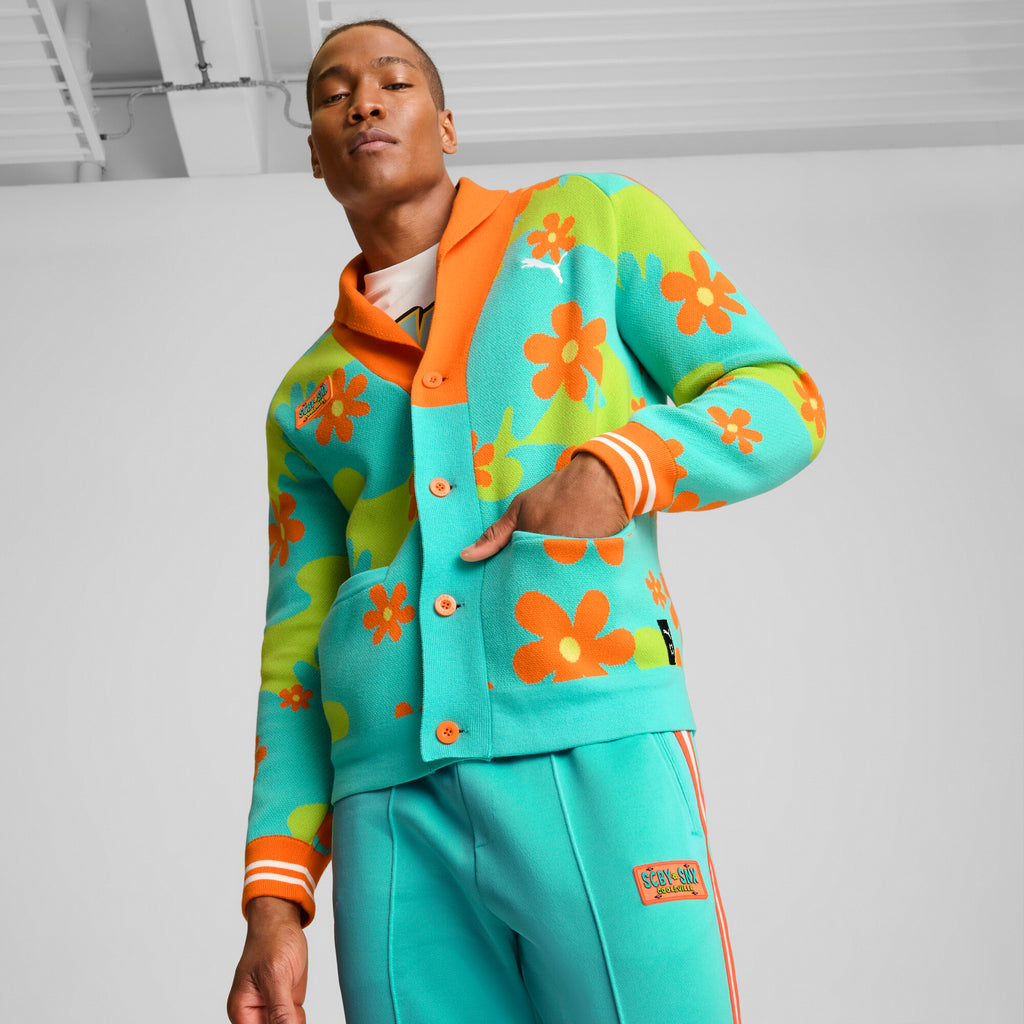 [630372-01] Mens Puma HOOPS X SCOOBY DOO SWEATER