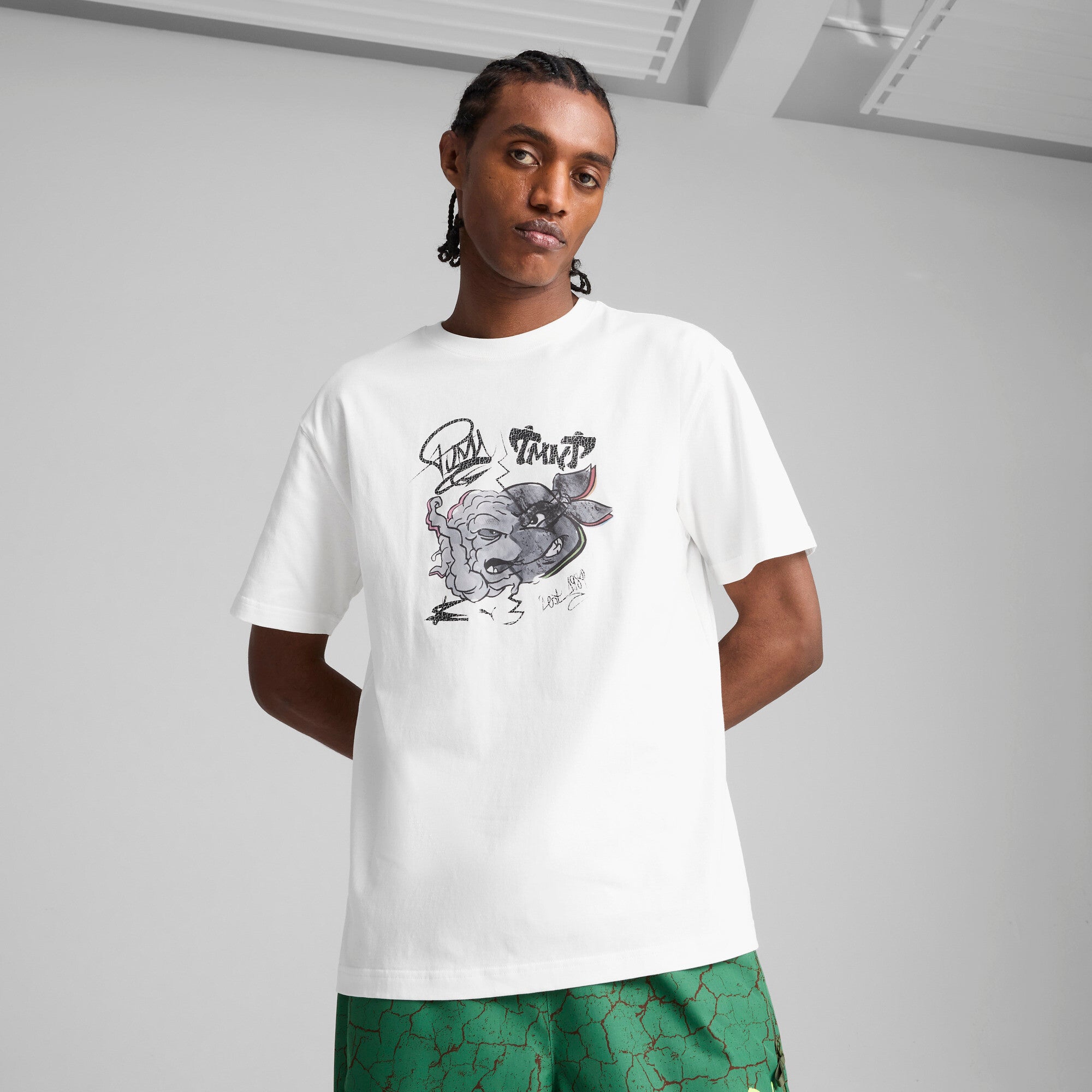 [630099-02] Mens Puma X TMNT RELAXED GRAPHIC TEE