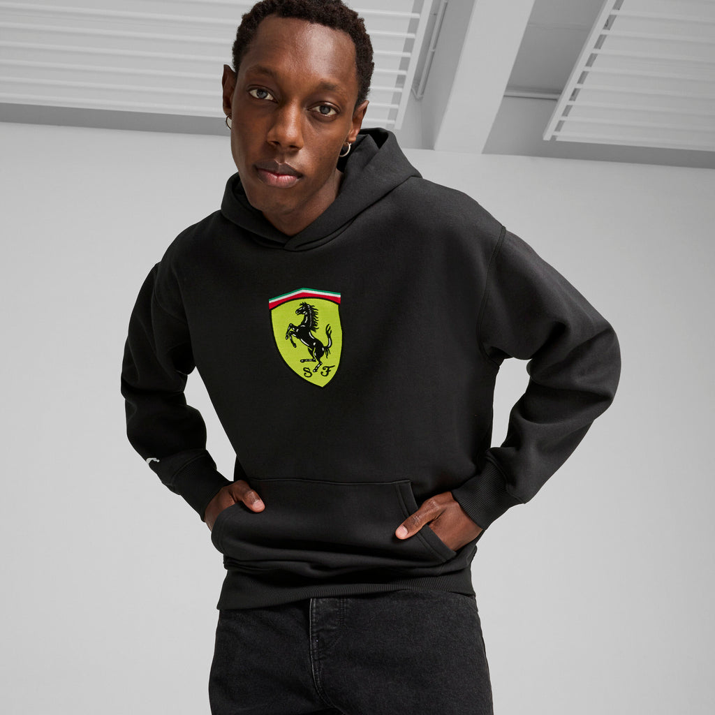 [627054-01] Mens Puma FERRARI RACE BIG SHIELD HOODIE