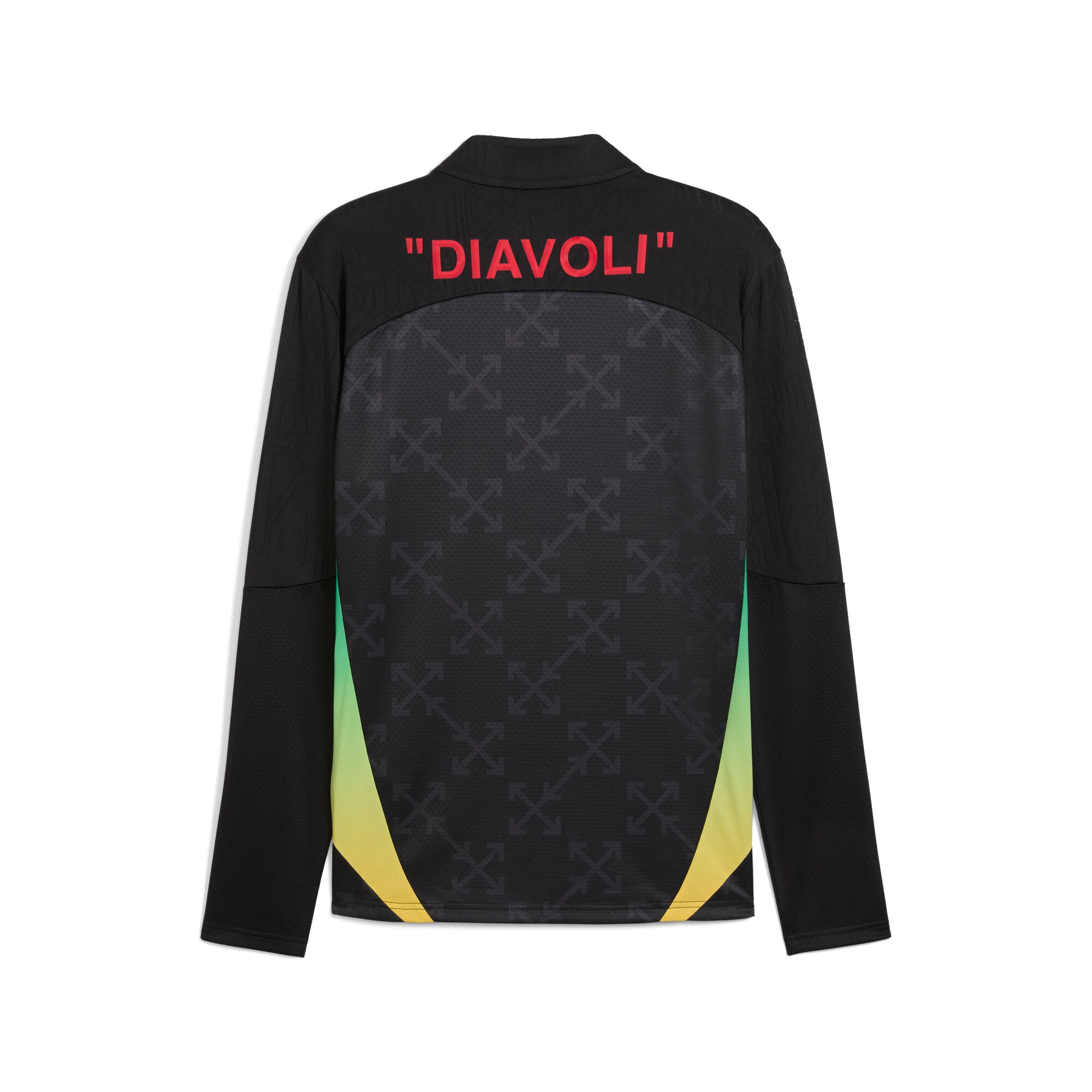 [783006-04] Mens Puma ACM X OFF-WHITE PREMATCH 1/4-ZIP Long Sleeve TOP