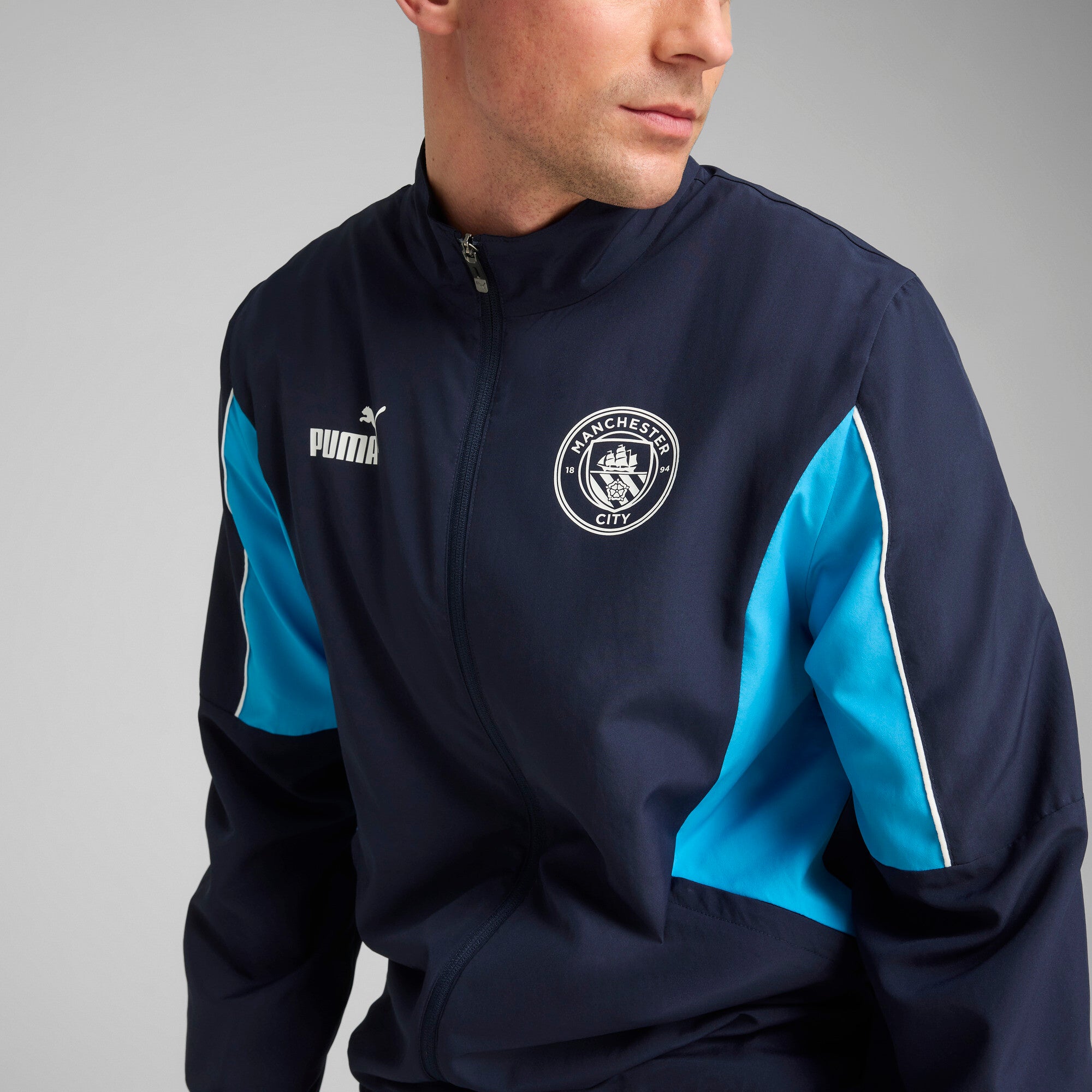 [779131-73] Mens Puma MCFC FTBLARCHIVE JACKET