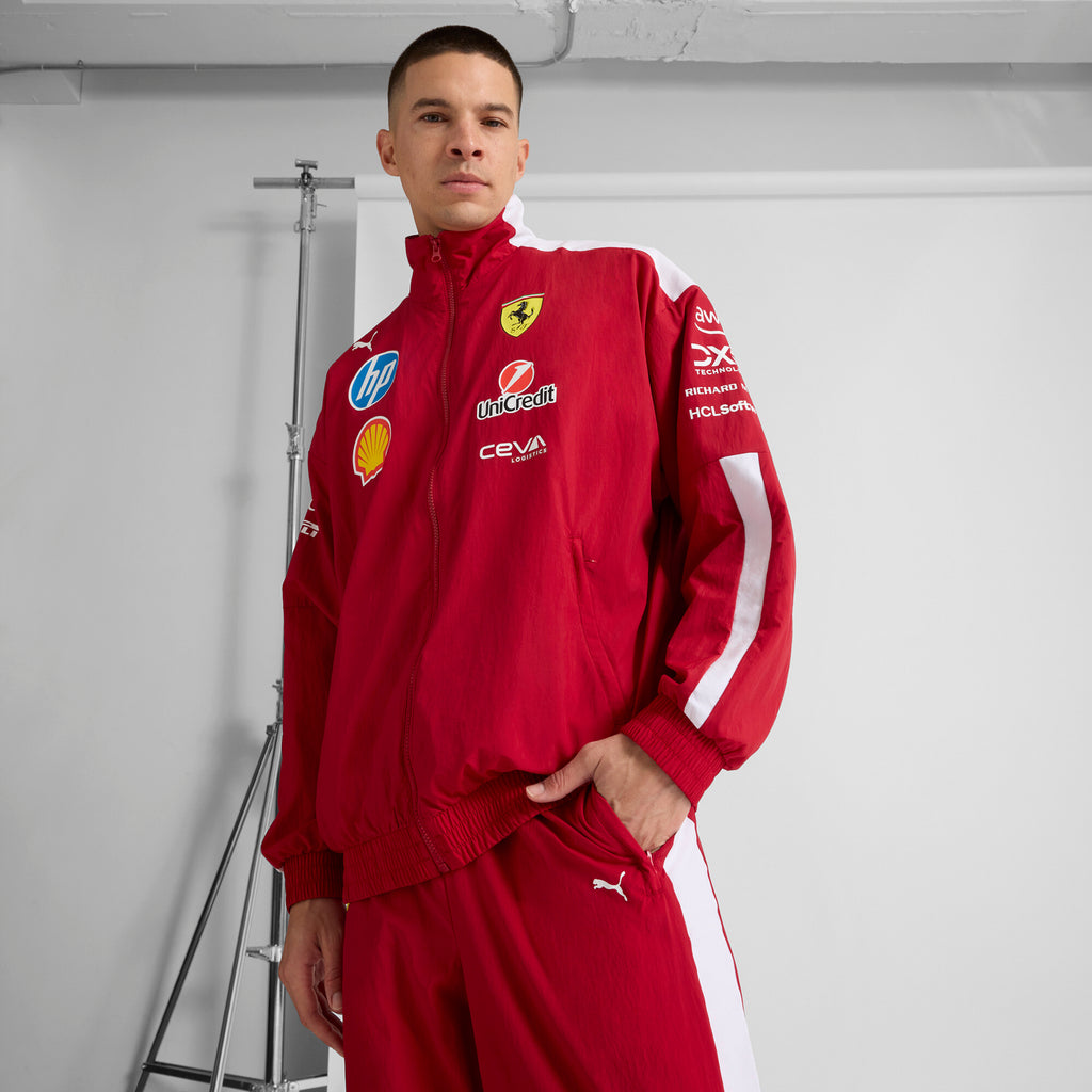 [713572-01] MENS PUMA SF SCUDERIA FERRARI DRIVERS T7 OVERSIZED JACKET