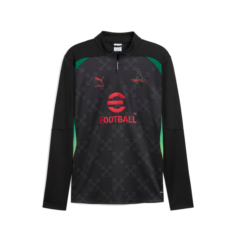 [783006-04] Mens Puma ACM X OFF-WHITE PREMATCH 1/4-ZIP Long Sleeve TOP