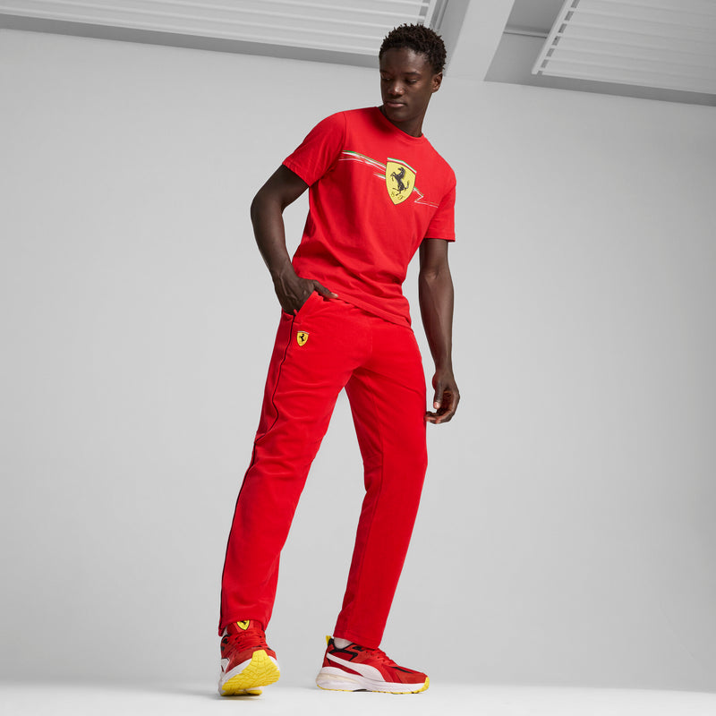 [627055-02] MENS PUMA FERRARI RACE BIG SHIELD TEE