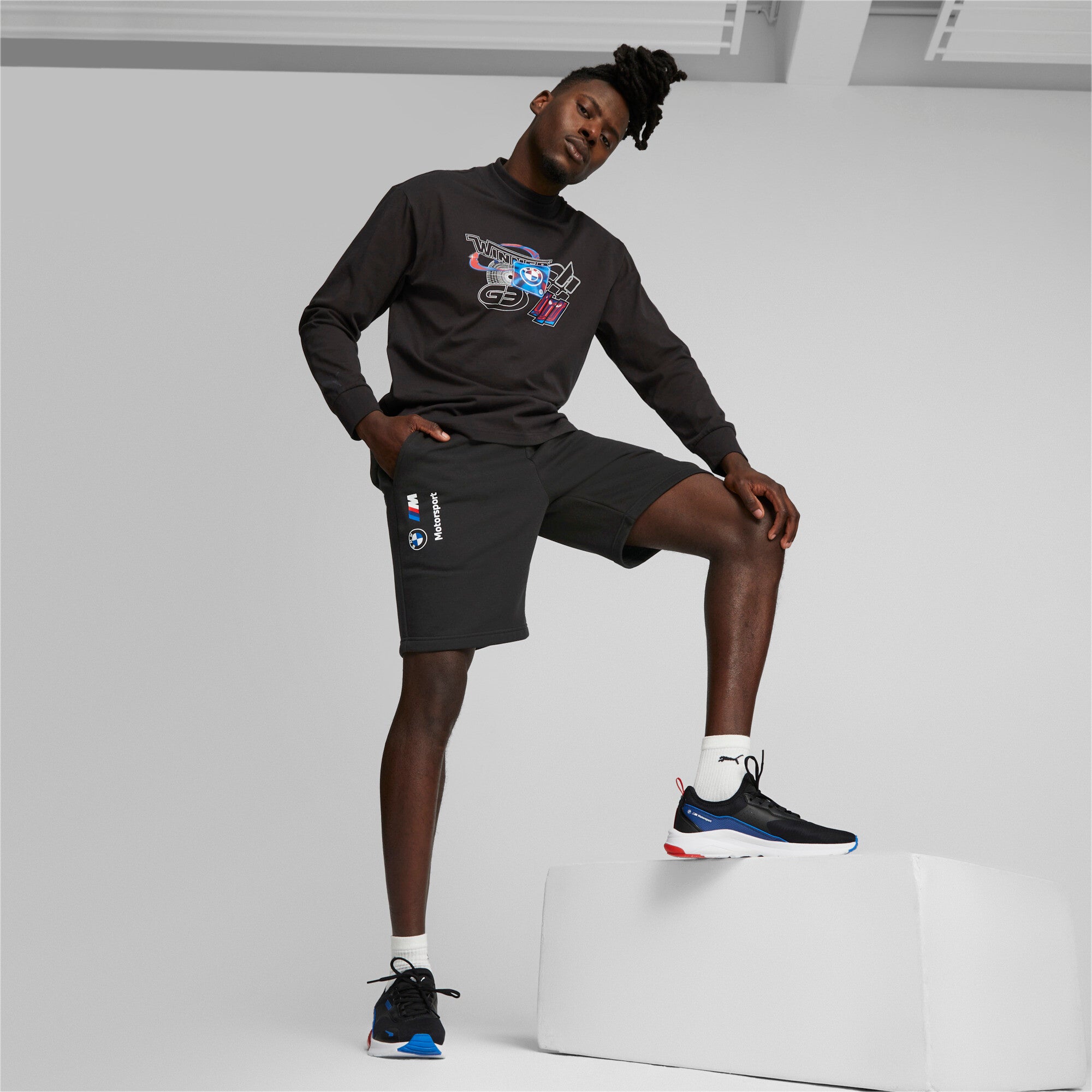 [621311-01] Mens Puma BMW MOTORSPORT ESS SHORTS FLEECE