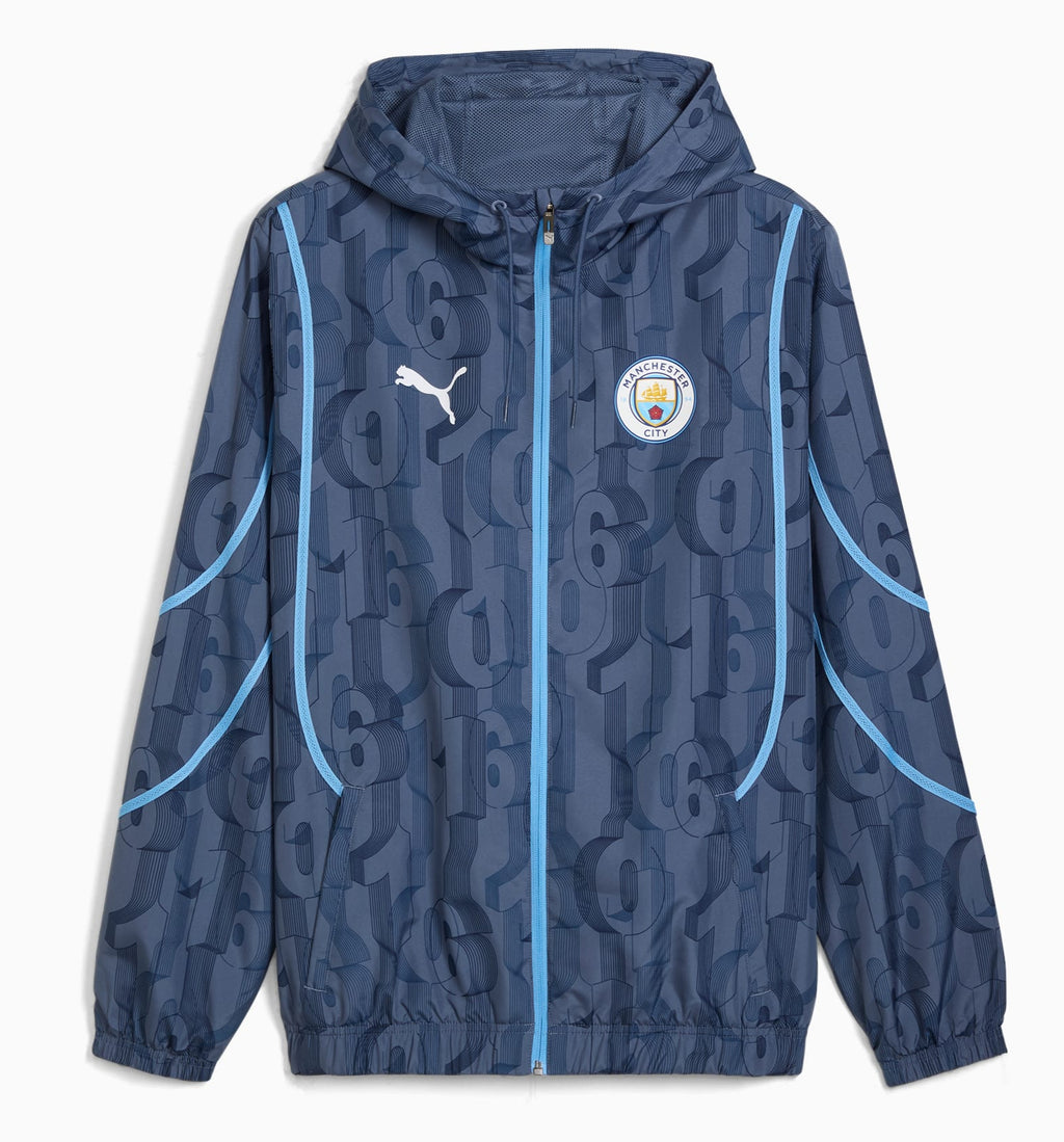 [777580-22] MENS PUMA MCFC PREMATCH WOVEN JACKET