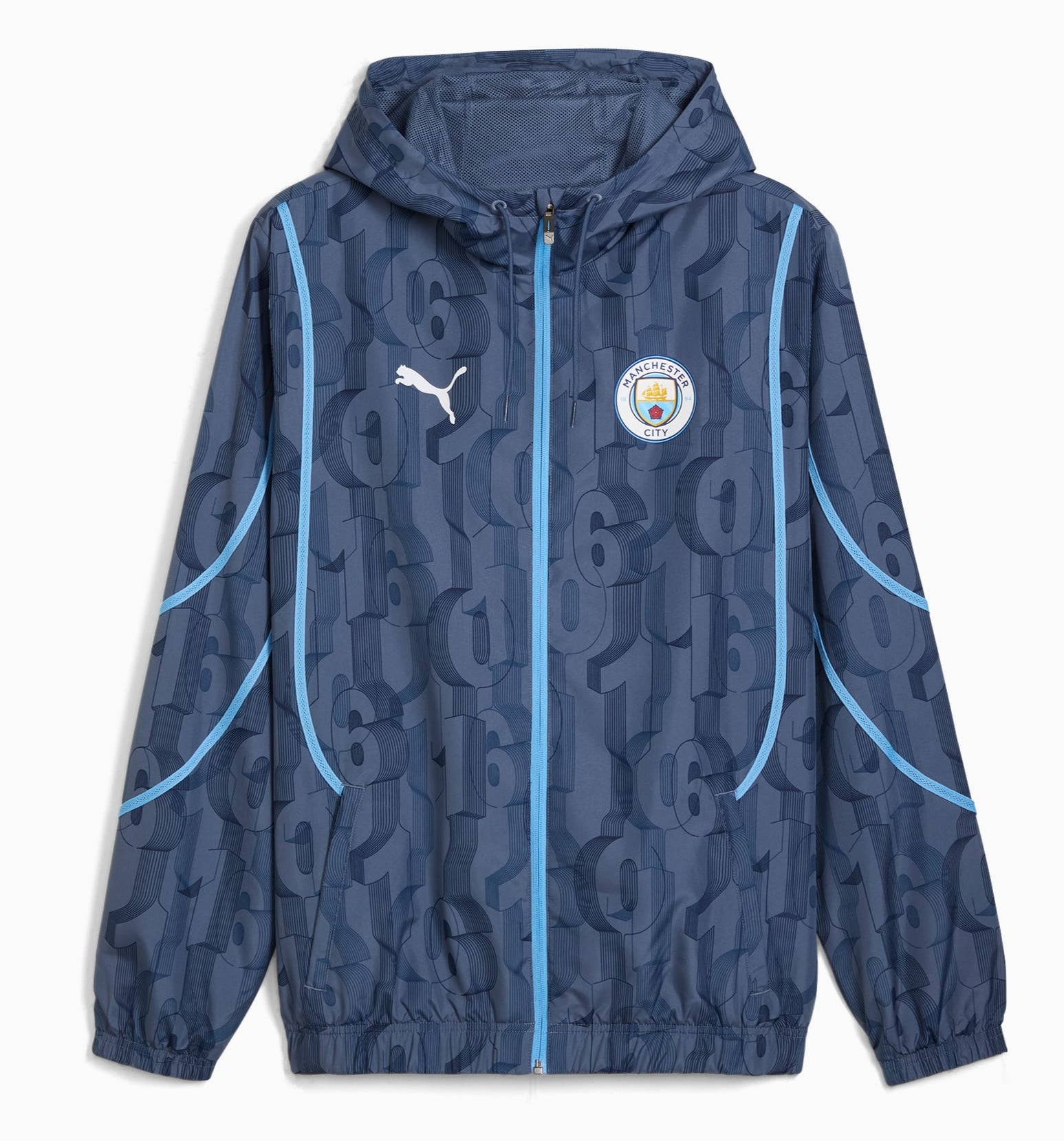 [777580-22] MENS PUMA MCFC PREMATCH WOVEN JACKET