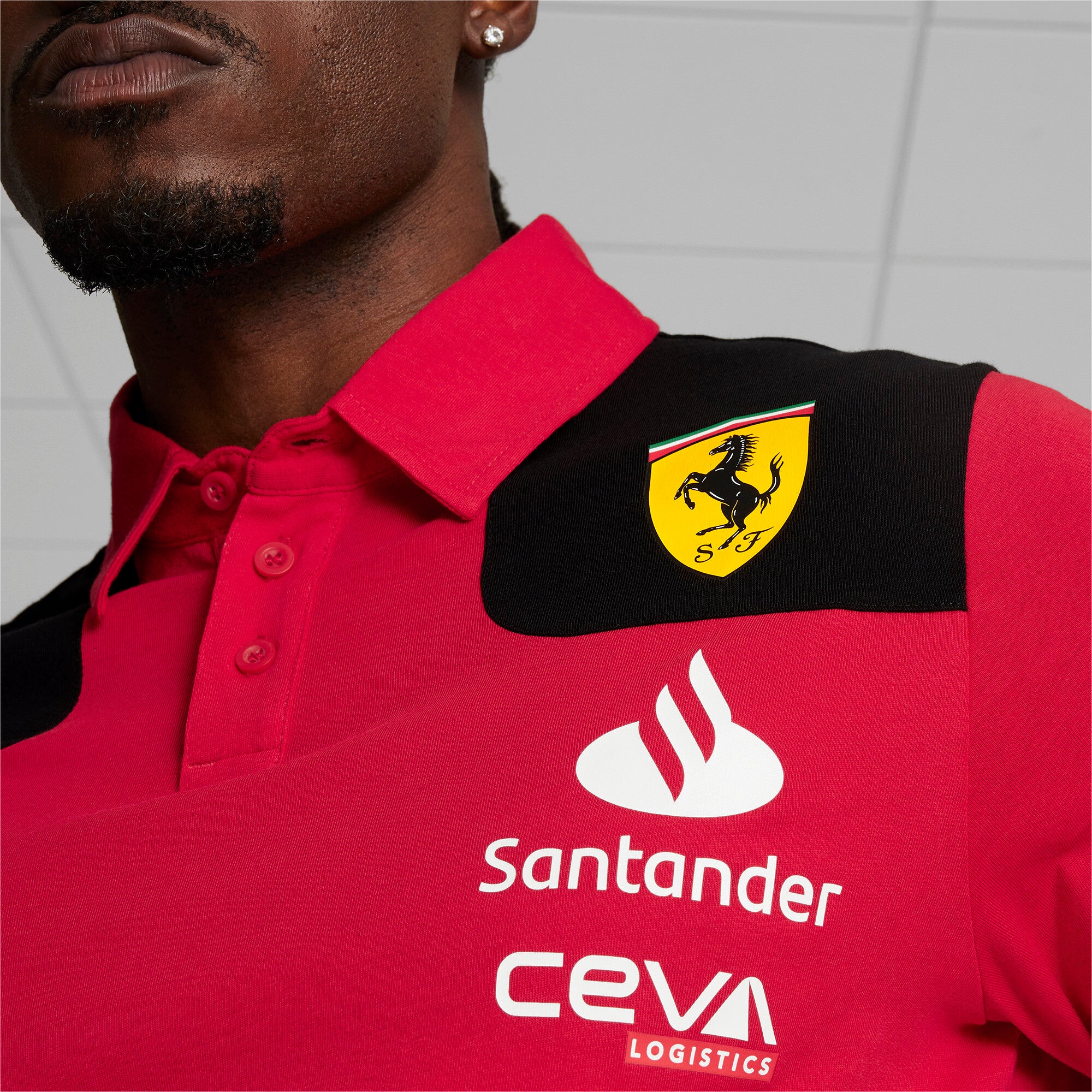 [763417-01] Mens PUMA SF FERRARI TEAM POLO