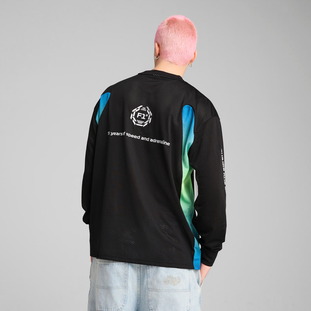 [631642-01] Mens Puma F1 OVERSIZED Long Sleeve TEE